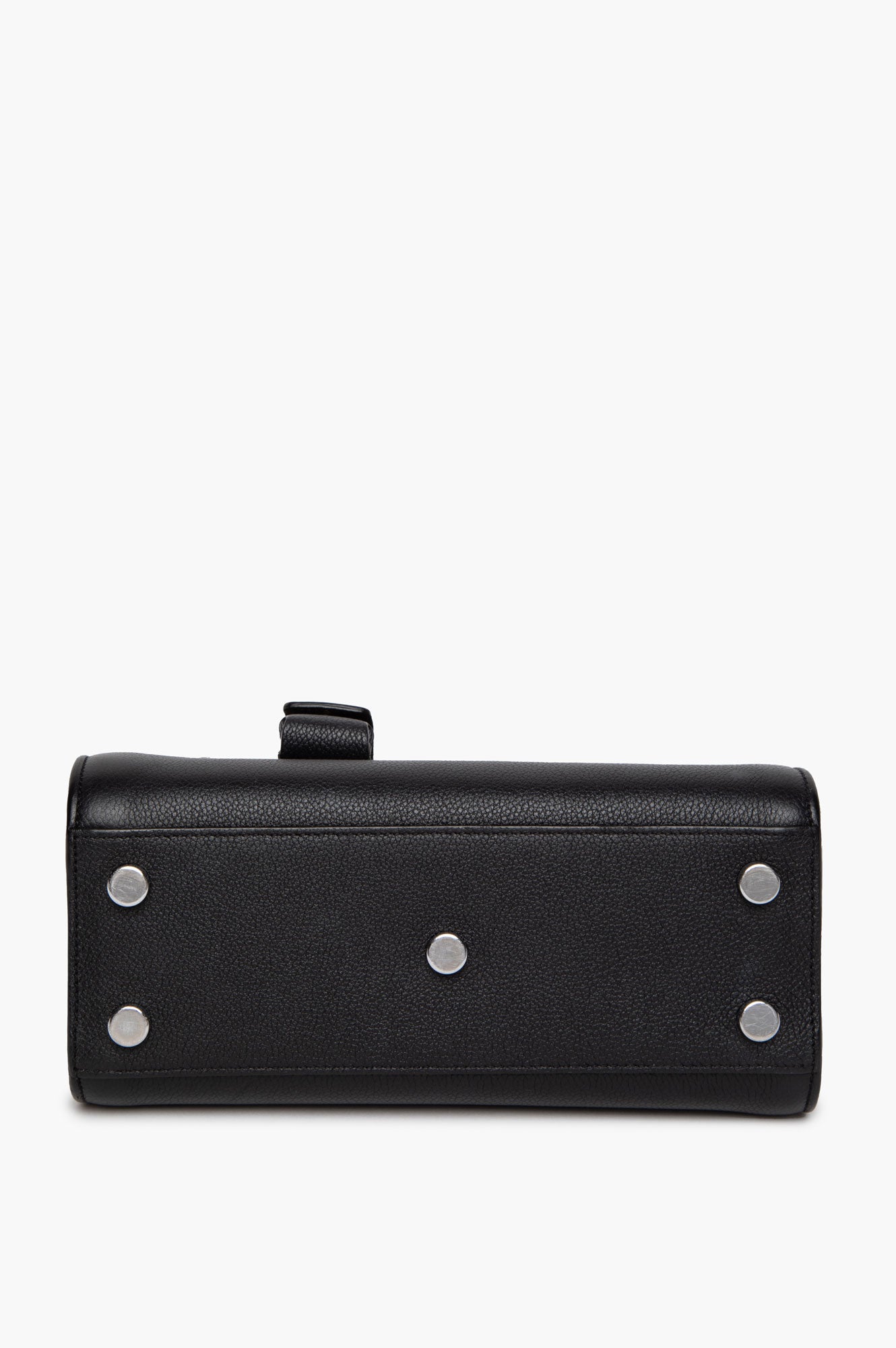Saint Laurent Black Grained Calfskin Nano Sac De Jour