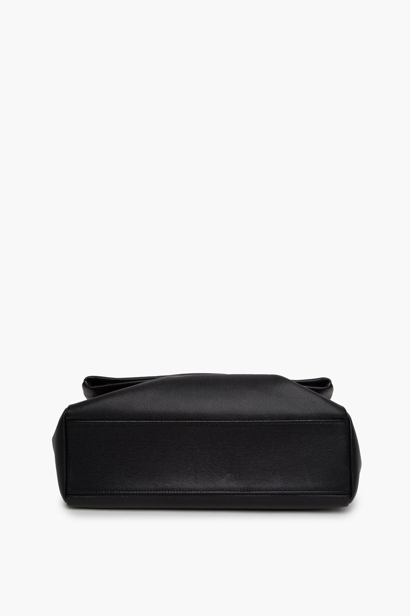 Saint Laurent All Black Medium Leather West Hollywood Bag