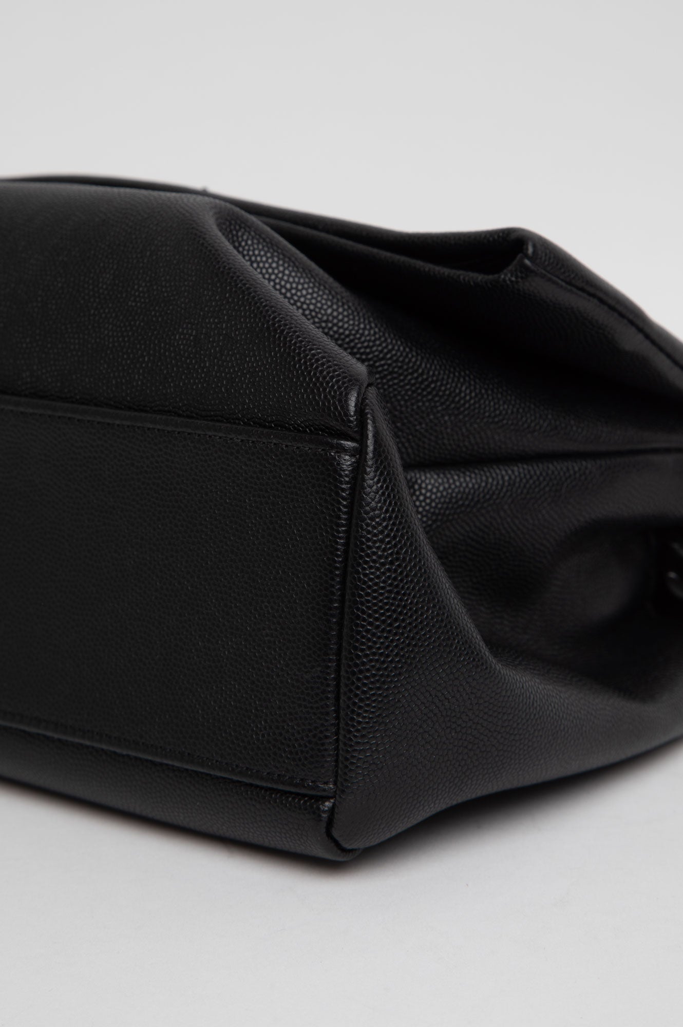Saint Laurent All Black Medium Leather West Hollywood Bag