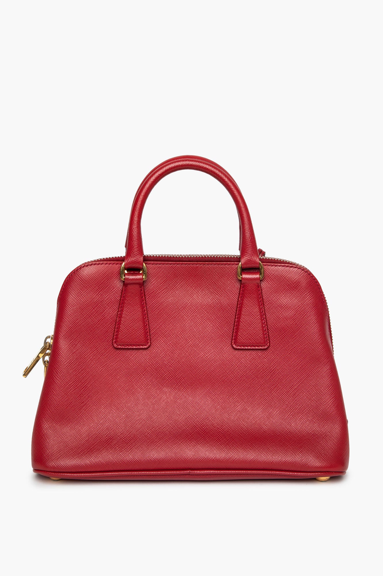 Prada Pink Saffiano Lux Small Promenade Bag