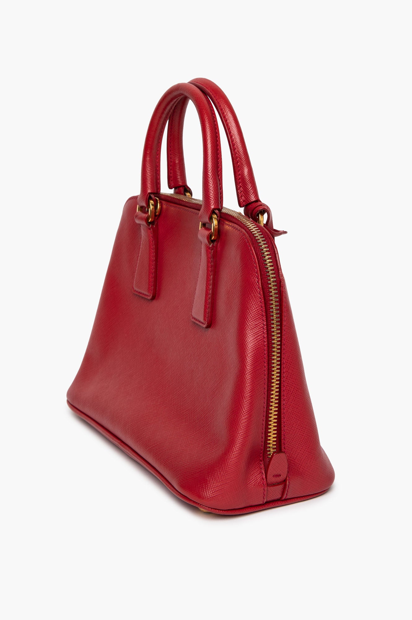 Prada Pink Saffiano Lux Small Promenade Bag
