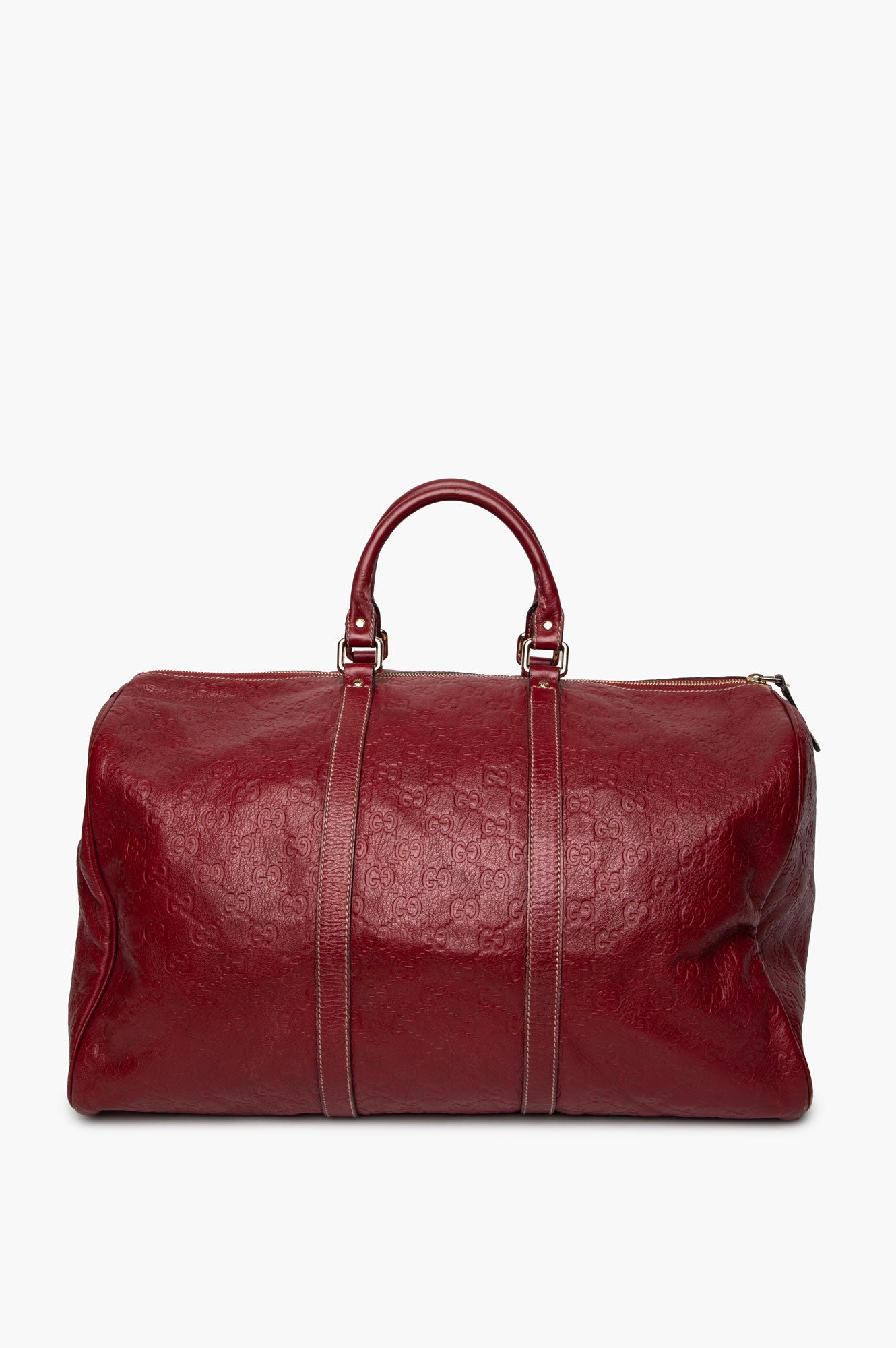 Gucci Burgundy Guccissima Leather Joy Boston Bag