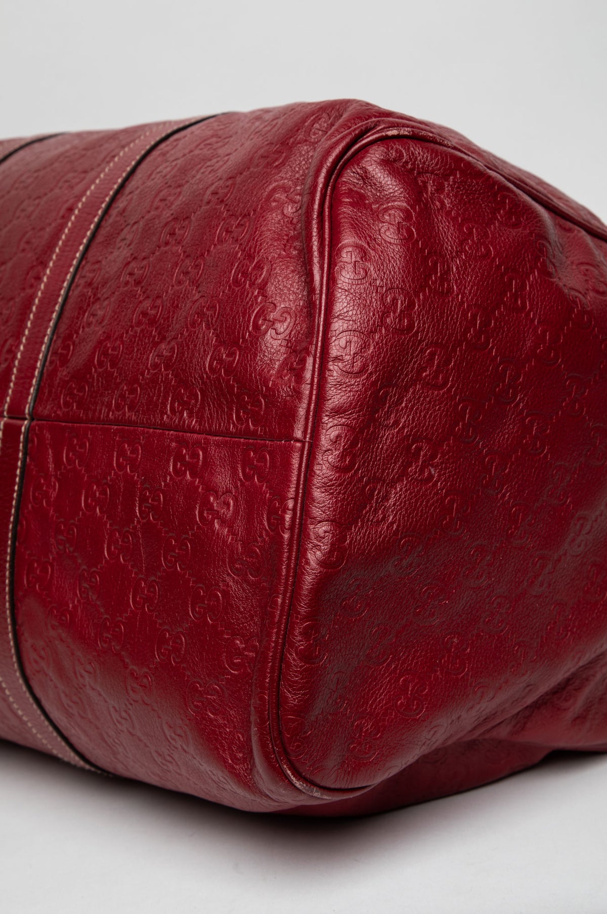 Gucci Burgundy Guccissima Leather Joy Boston Bag