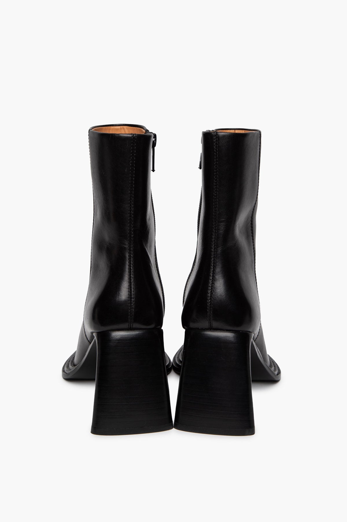 Alexander Wang Black Leather Booker Ankle Boots Size 36