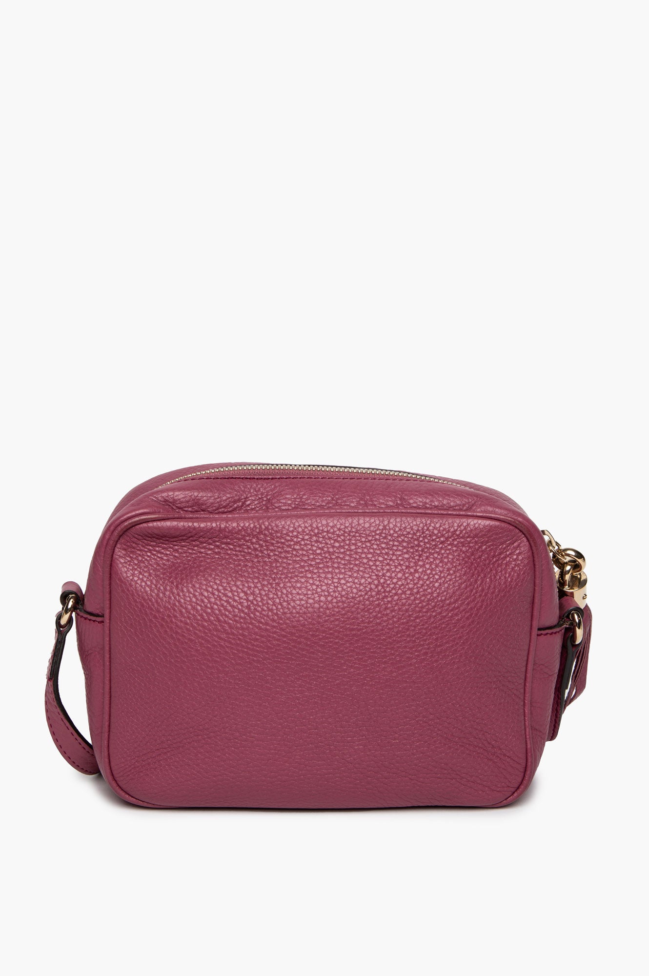 Gucci Peonia Pebbled Calfskin Small Soho Disco Crossbody Bag