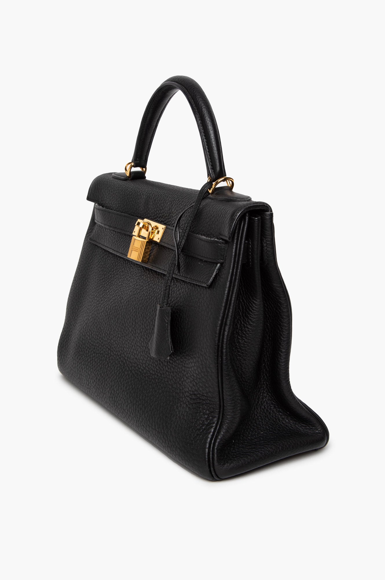 Hermès Kelly 32 Black Togo Leather GHW