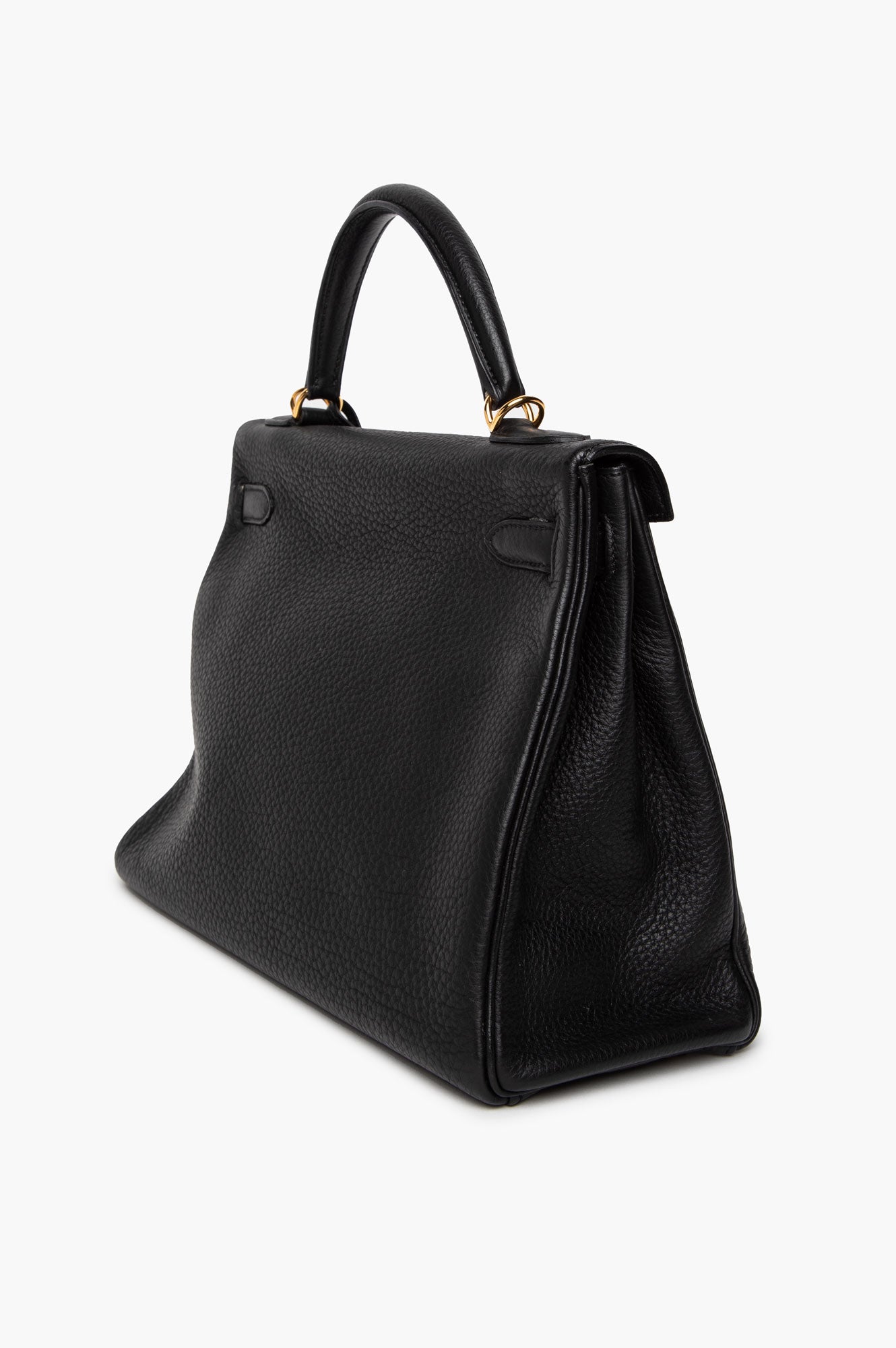 Hermès Kelly 32 Black Togo Leather GHW