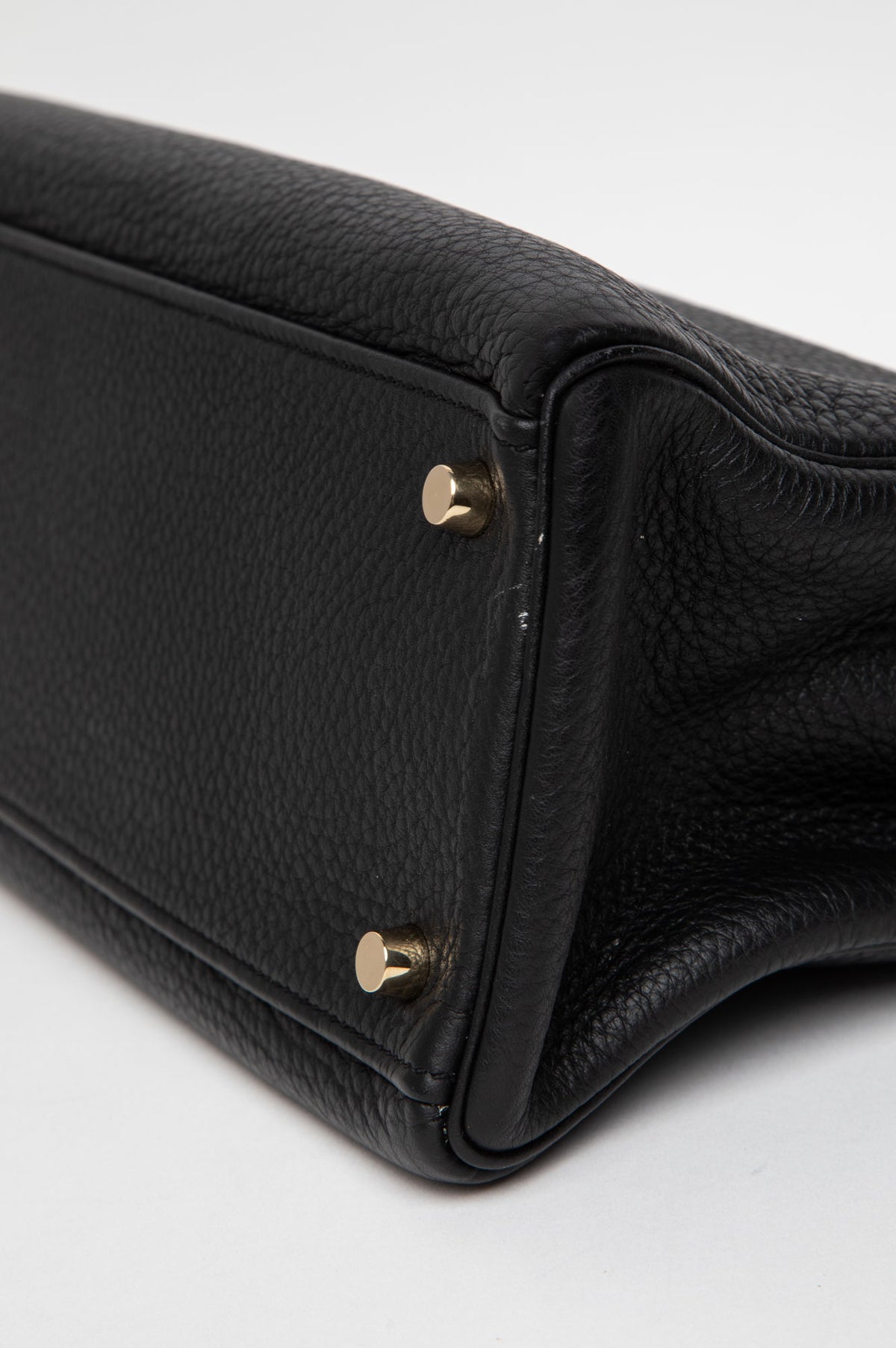 Hermès Kelly 32 Black Togo Leather GHW