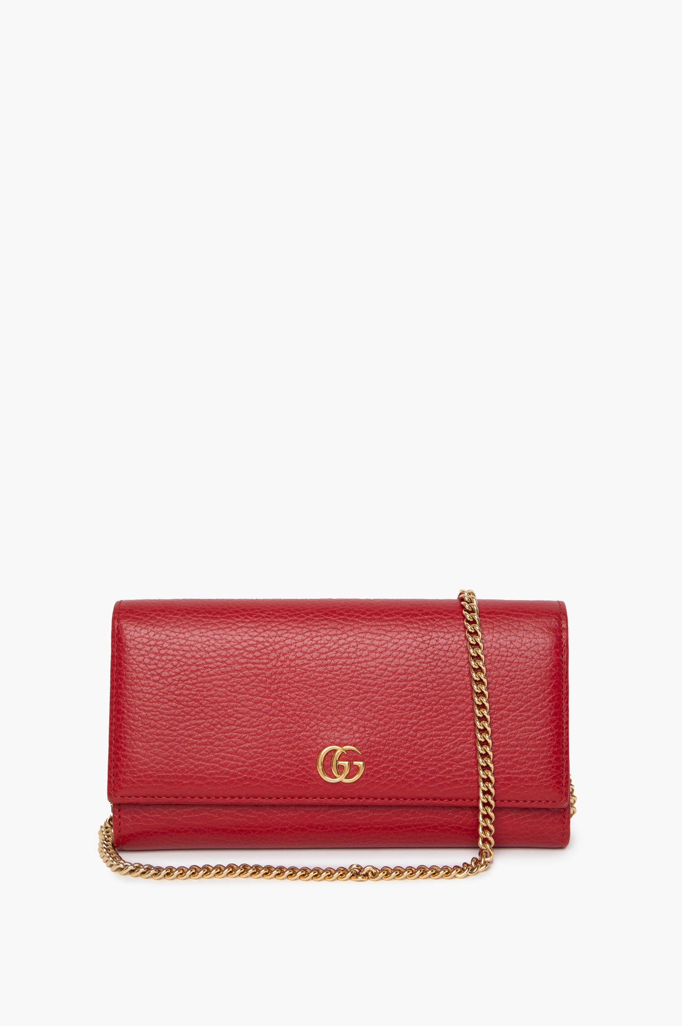 Gucci Red Leather GG WOC