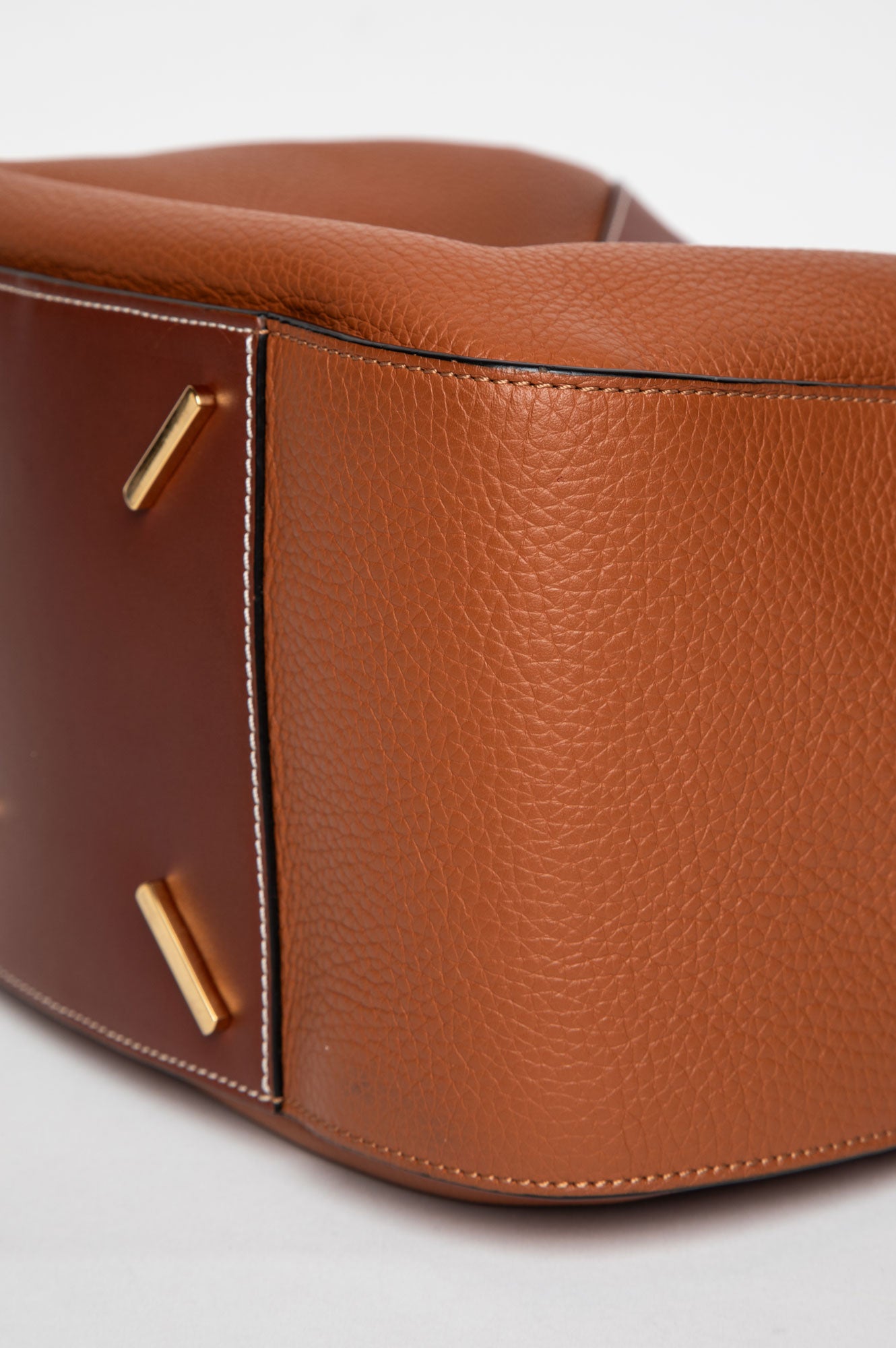 Loewe Brown Leather Medium Hammock Bag