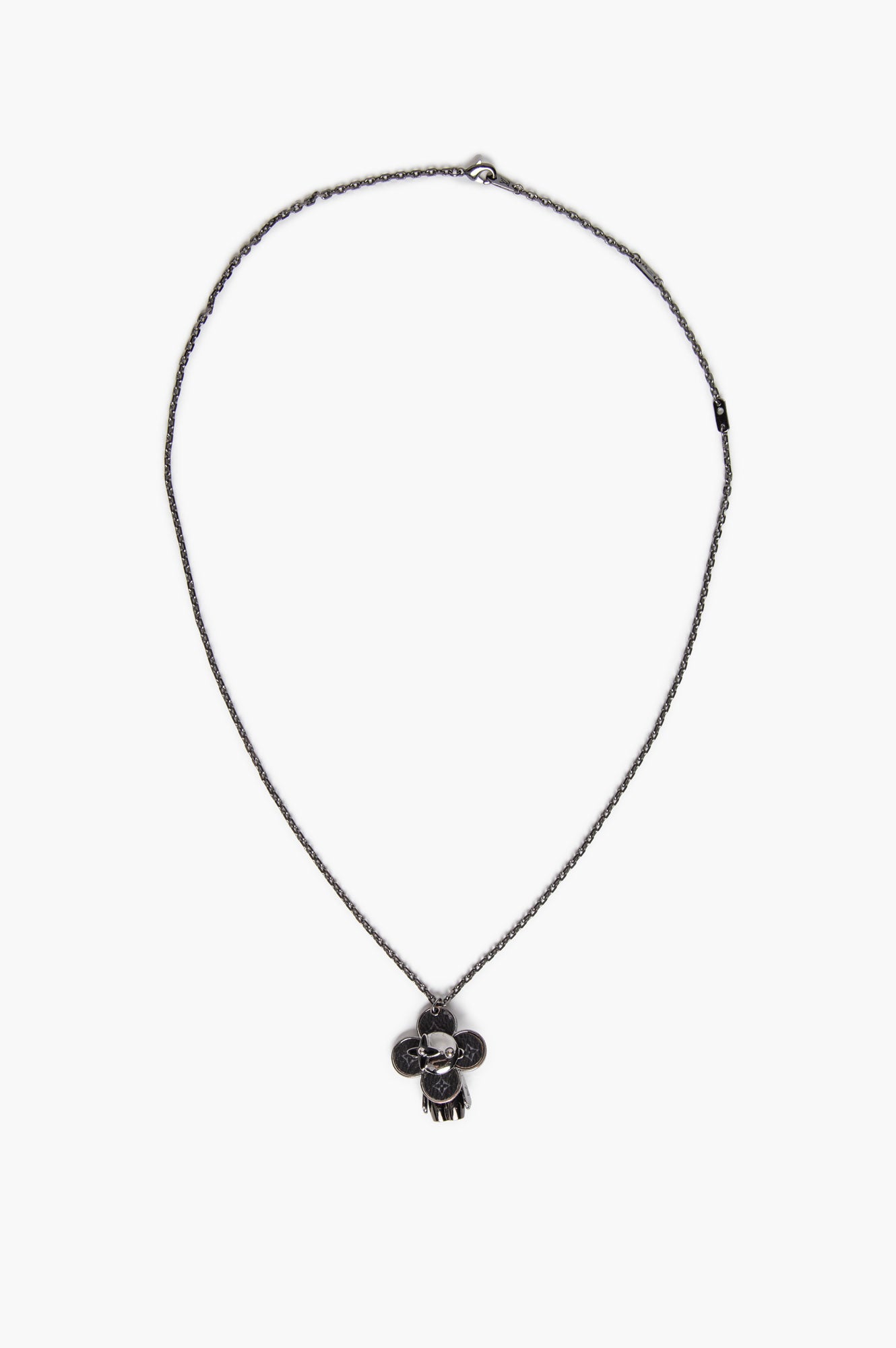 Louis Vuitton Dark Ruthenium Eclipse Vivienne Necklace