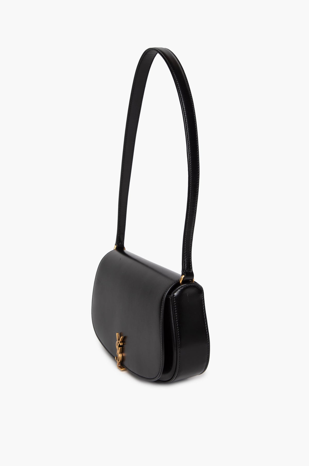 Saint Laurent Black Calfskin Voltaire Mini Shoulder Bag