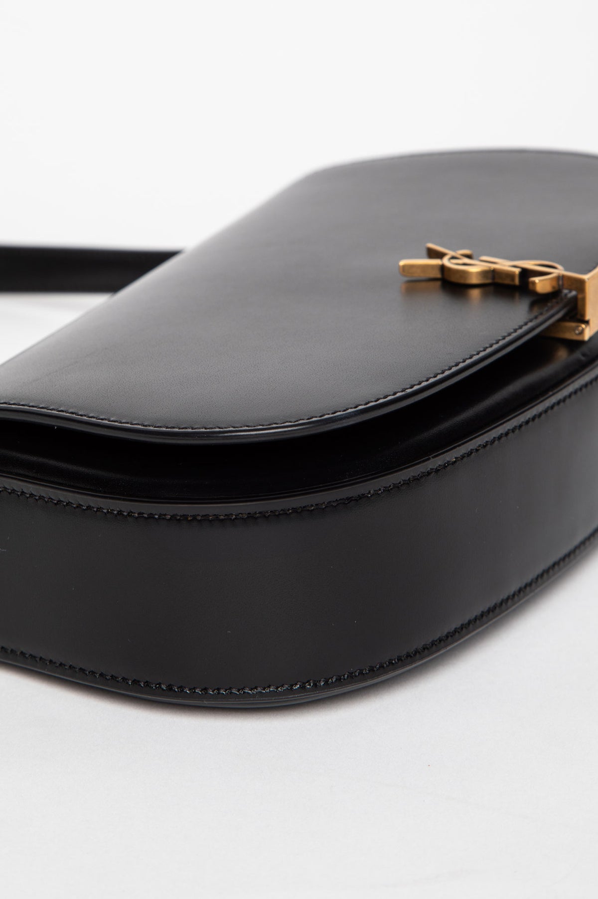Saint Laurent Black Calfskin Voltaire Mini Shoulder Bag