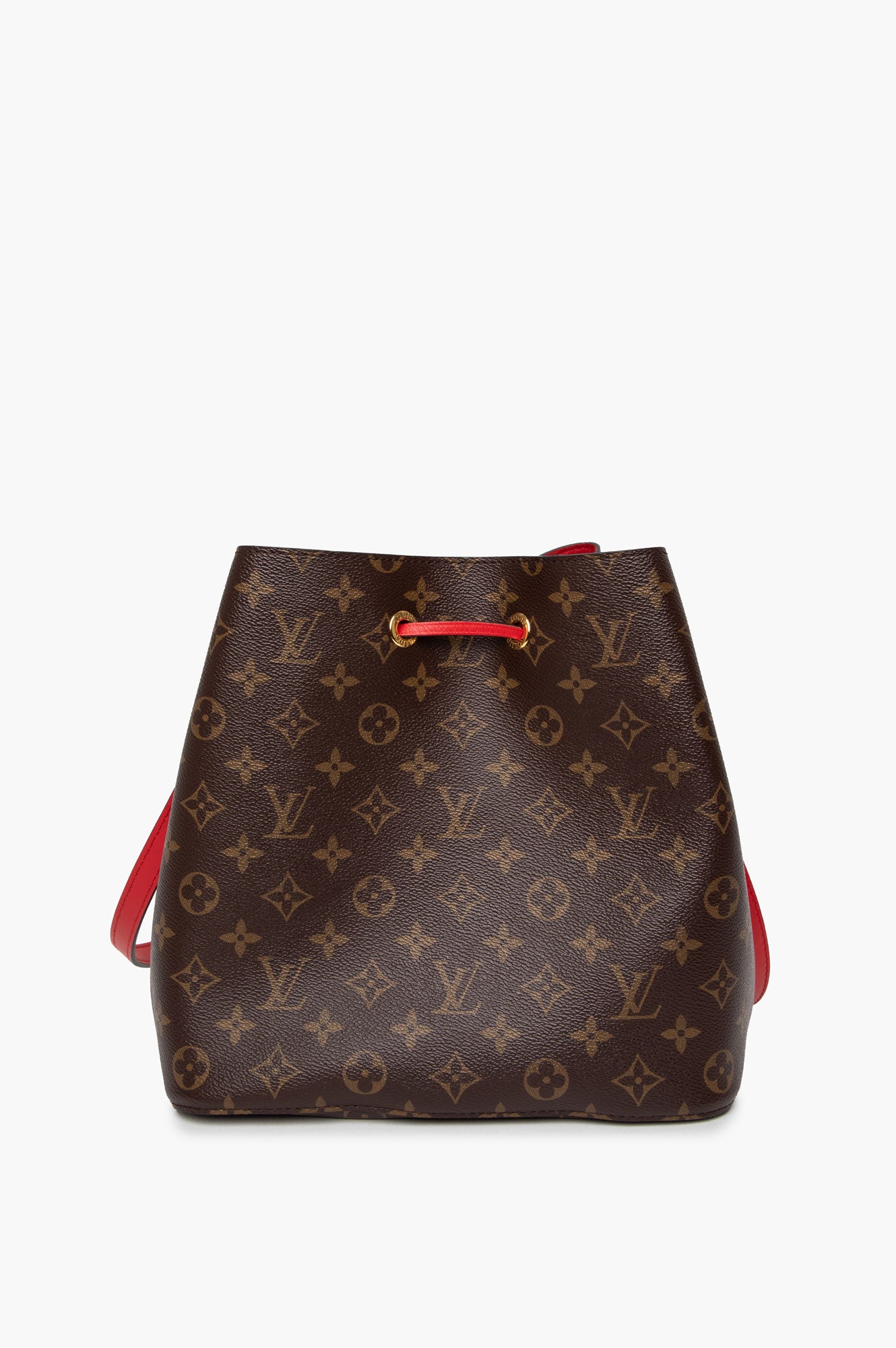 Louis Vuitton Neo Noe Brown Monogram/Red
