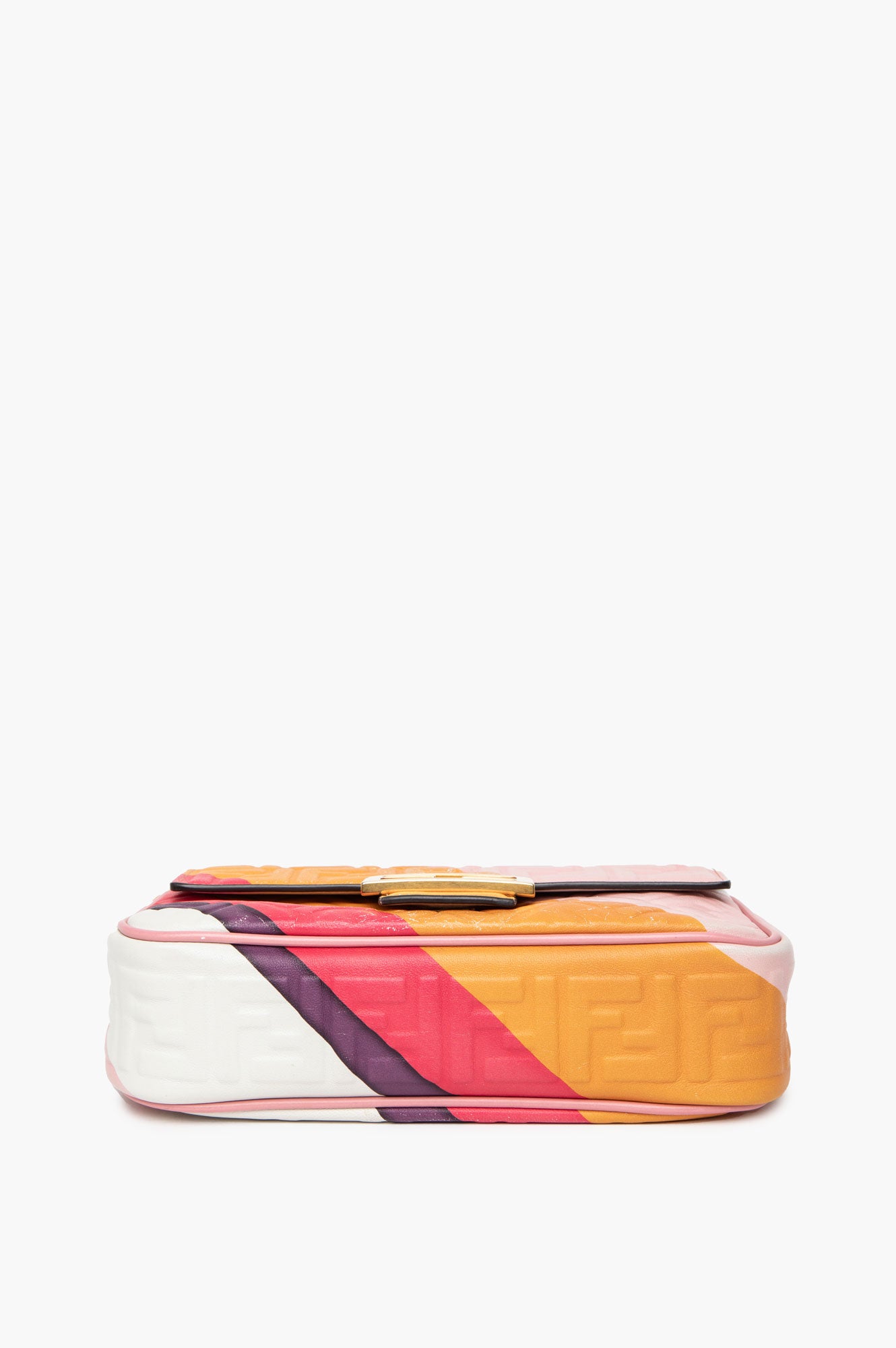 Fendi Multicolor Baguette Chain Midi Bag