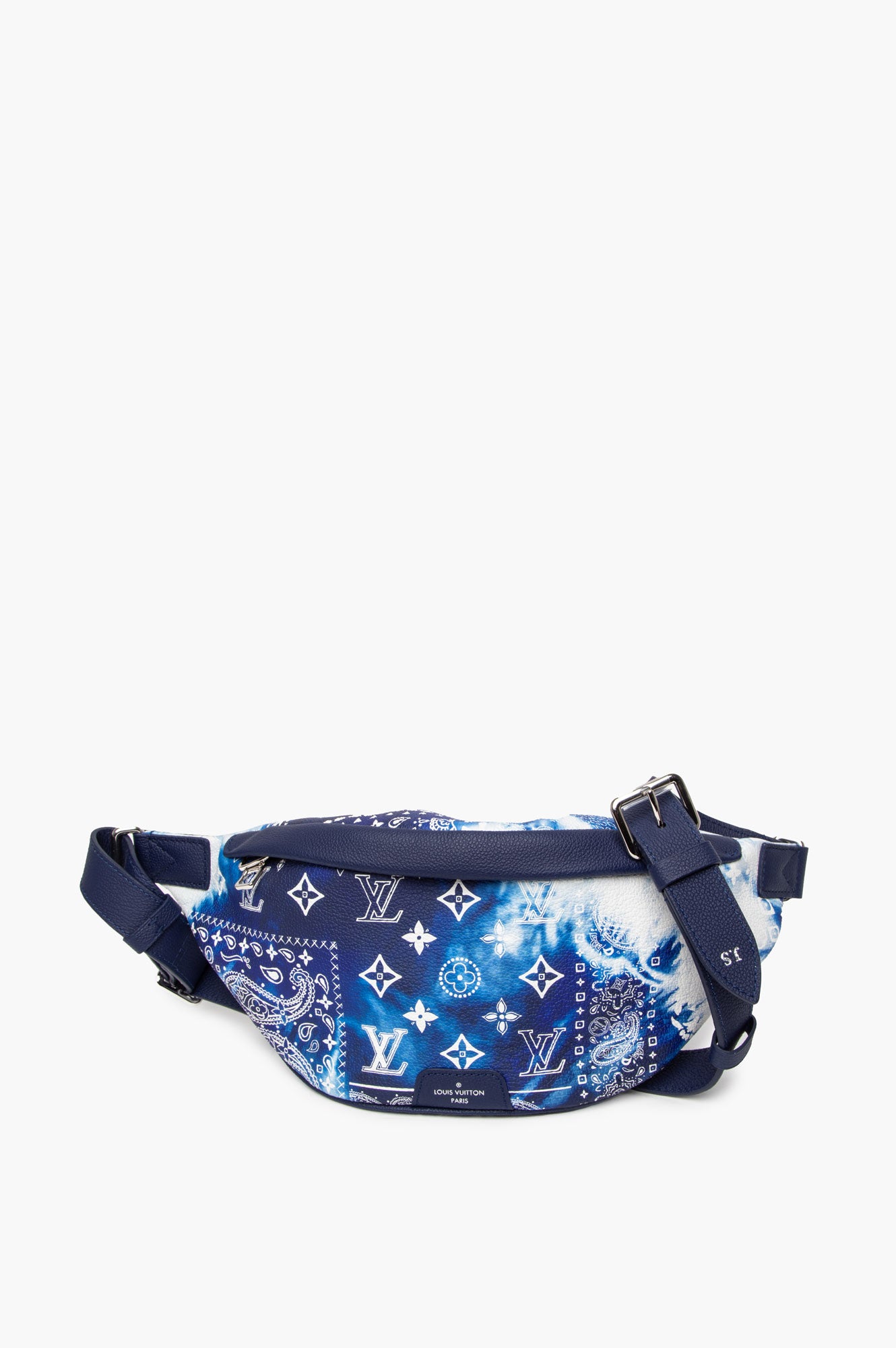 Louis Vuitton Blue Bandana Discovery Bum Bag PM