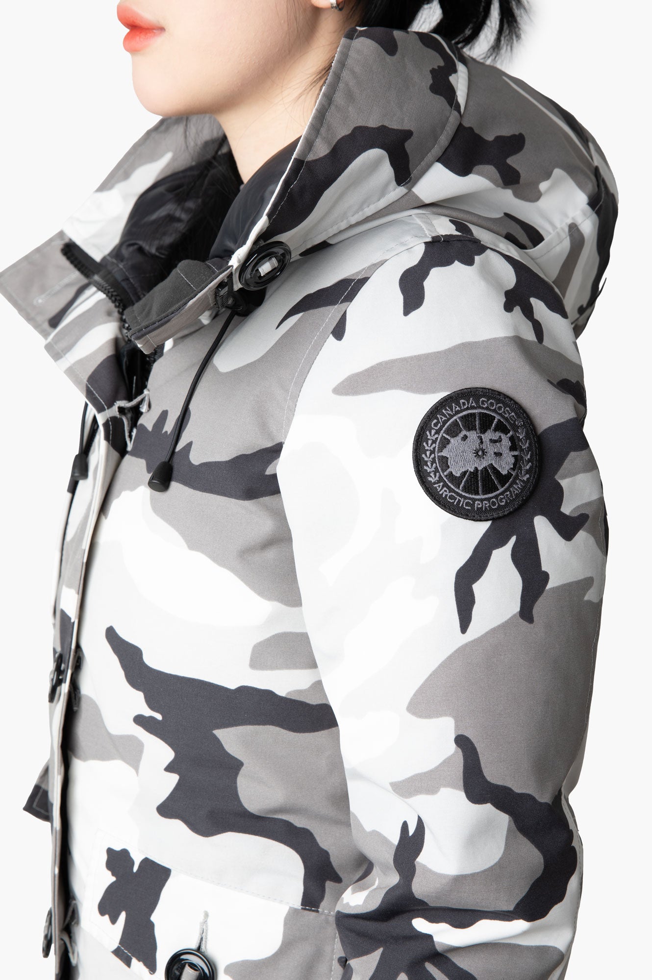 Canada Goose Camouflage Print Down Jacket With Hood size XS – Once More  Luxury