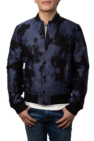 Maxime Simoens Marbled Blue Jacket Size M