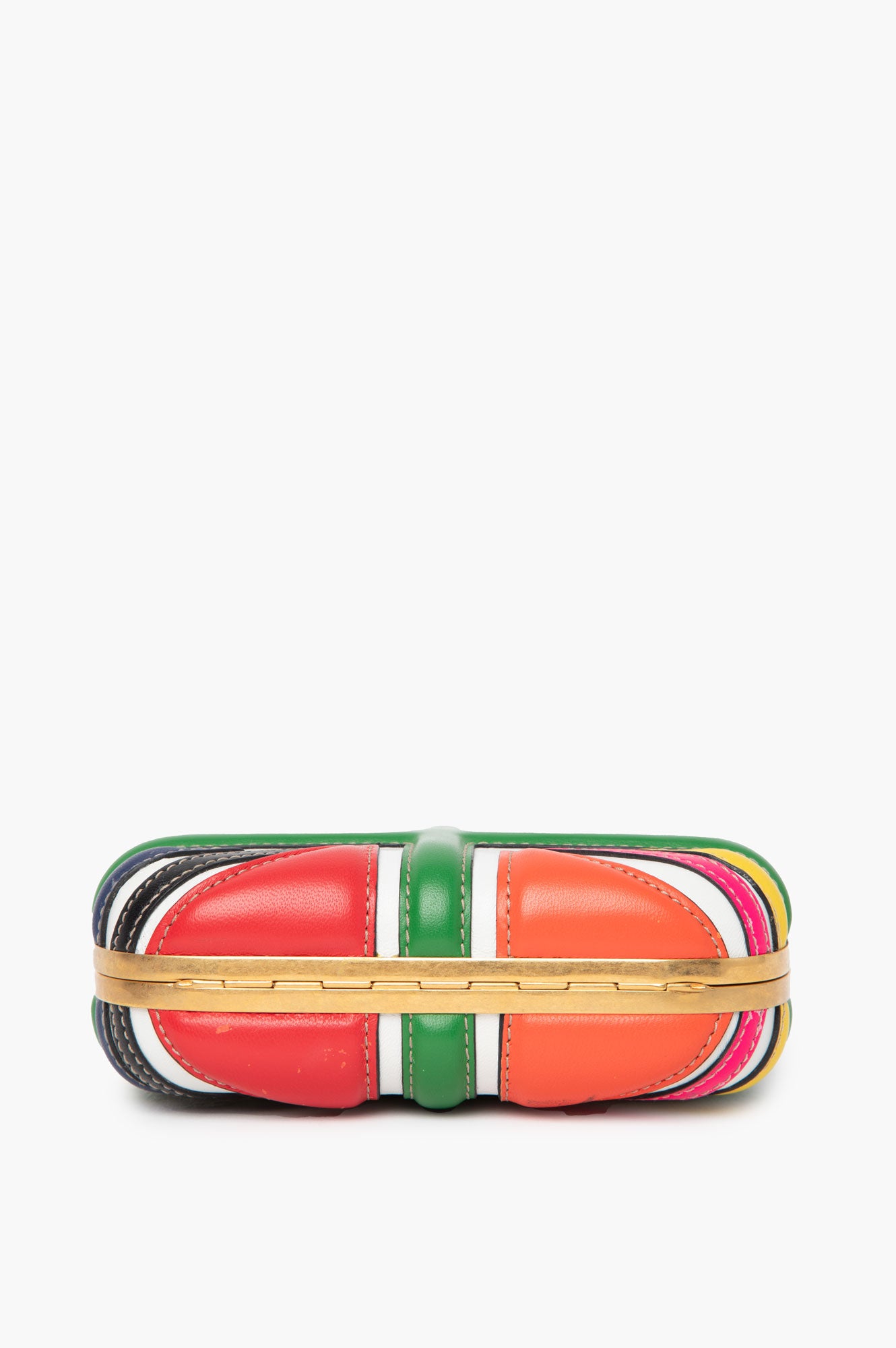 Alexander McQueen Britannia Skull-Clasp Clutch
