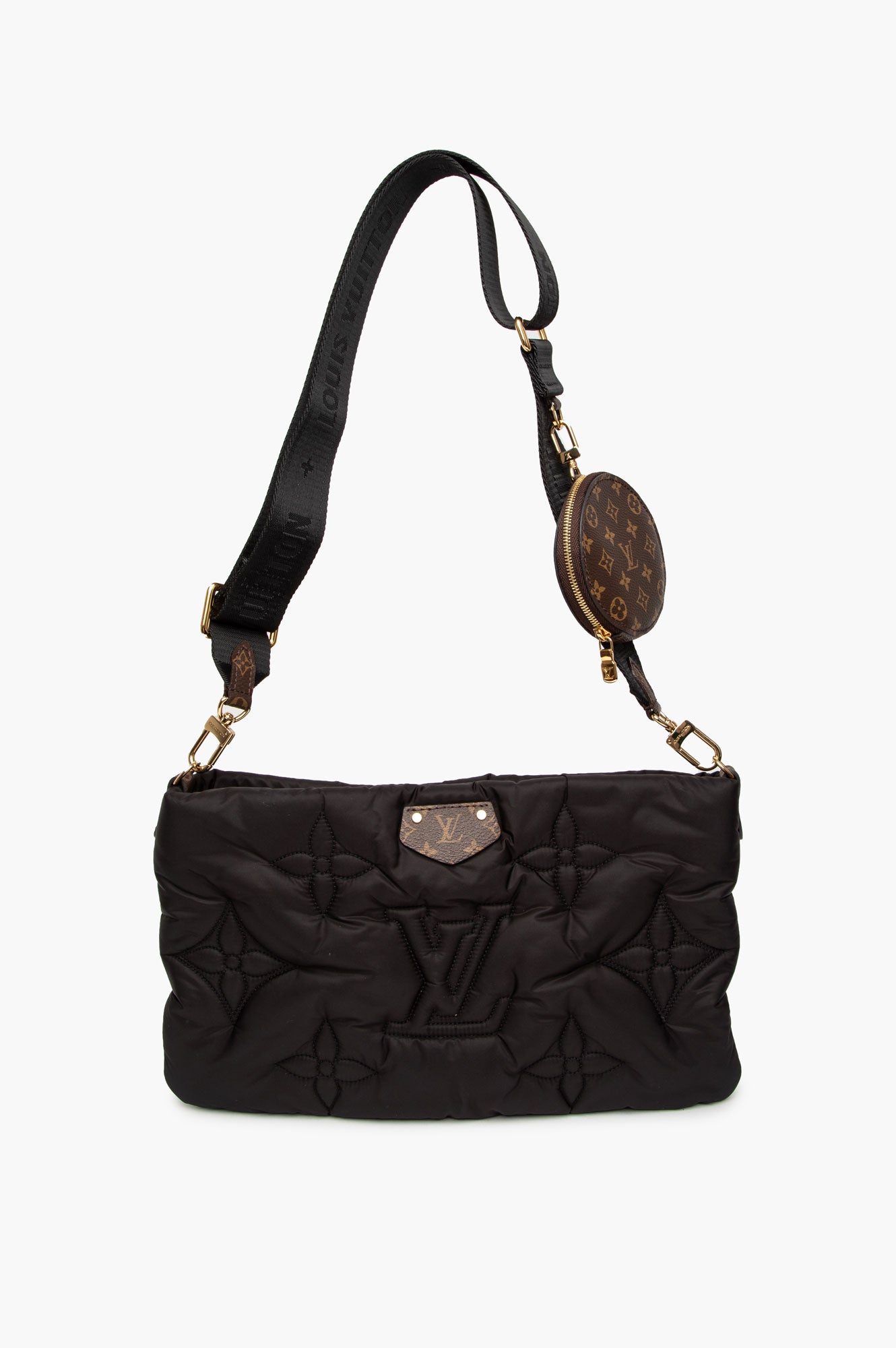 Louis Vuitton Black Fuschia Maxi Multi Pochette