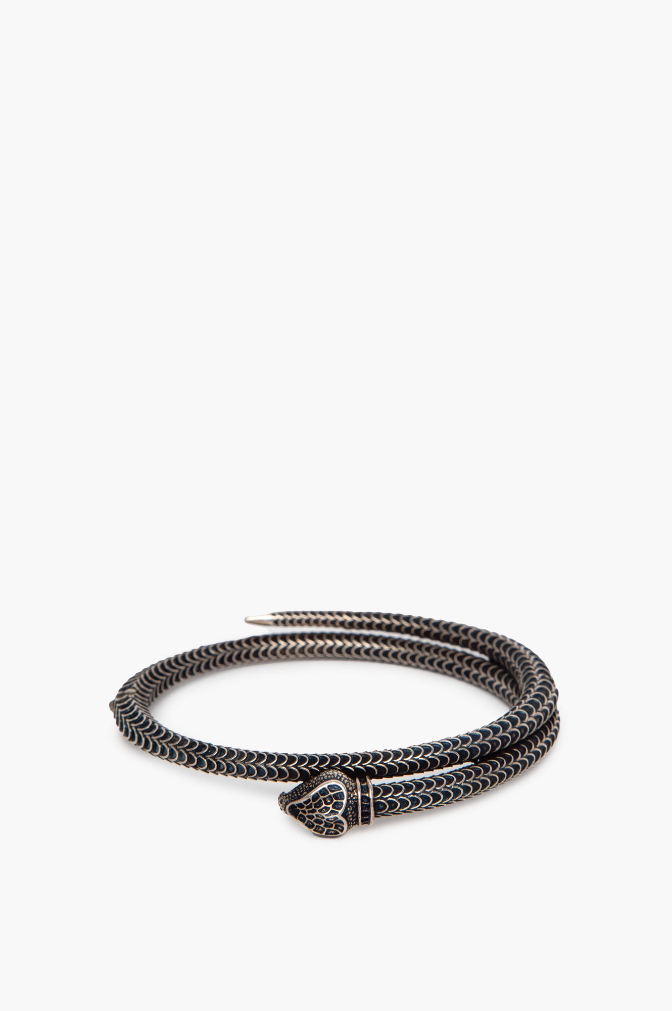 Gucci Silver Serpent Bangle