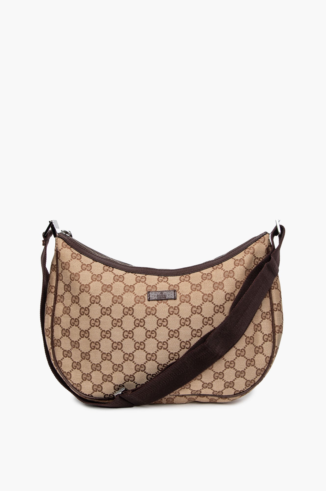 Gucci GG Canvas Joy Brown Crossbody Bag