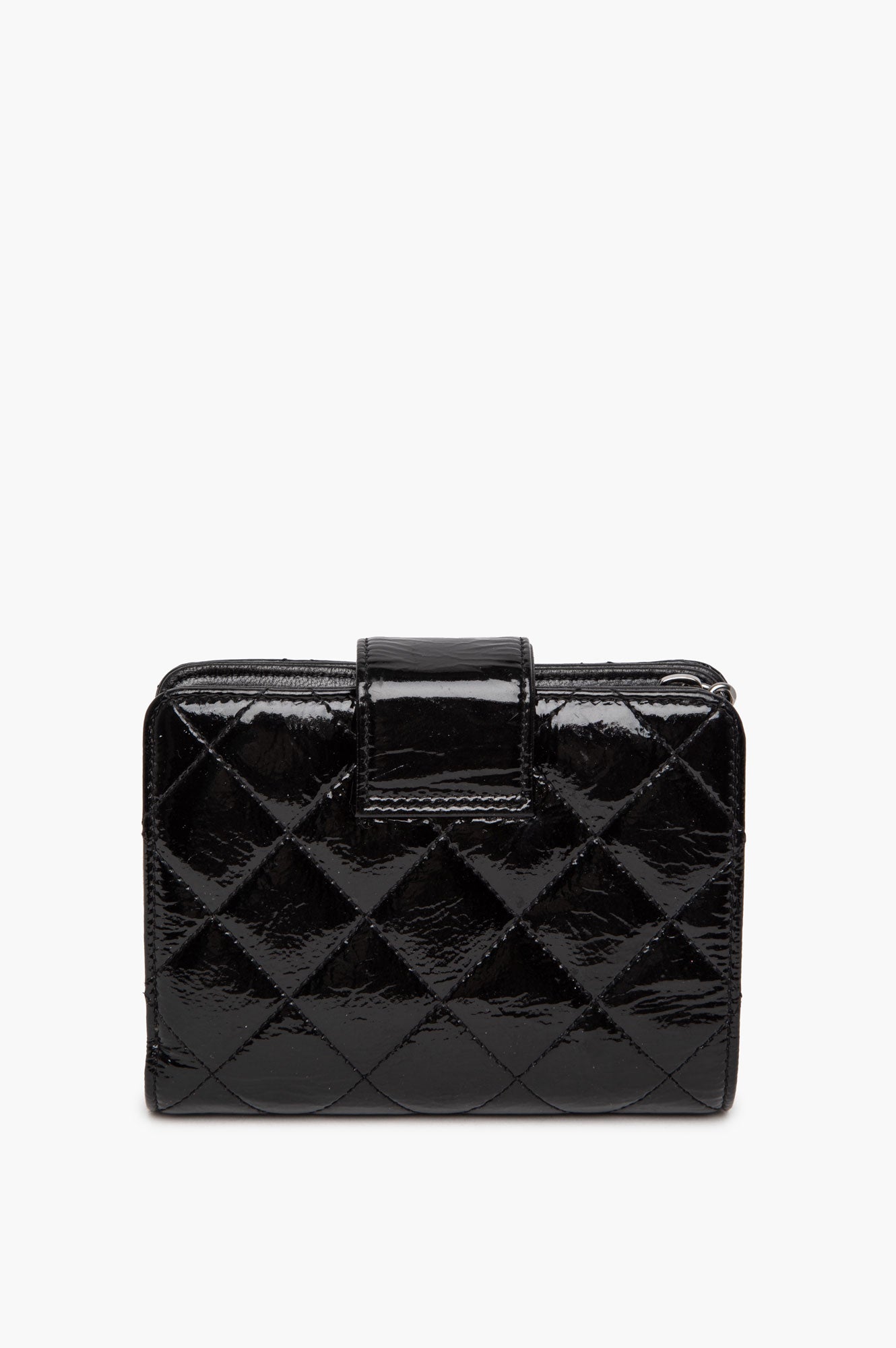 Chanel Patent Black Bifold Wallet