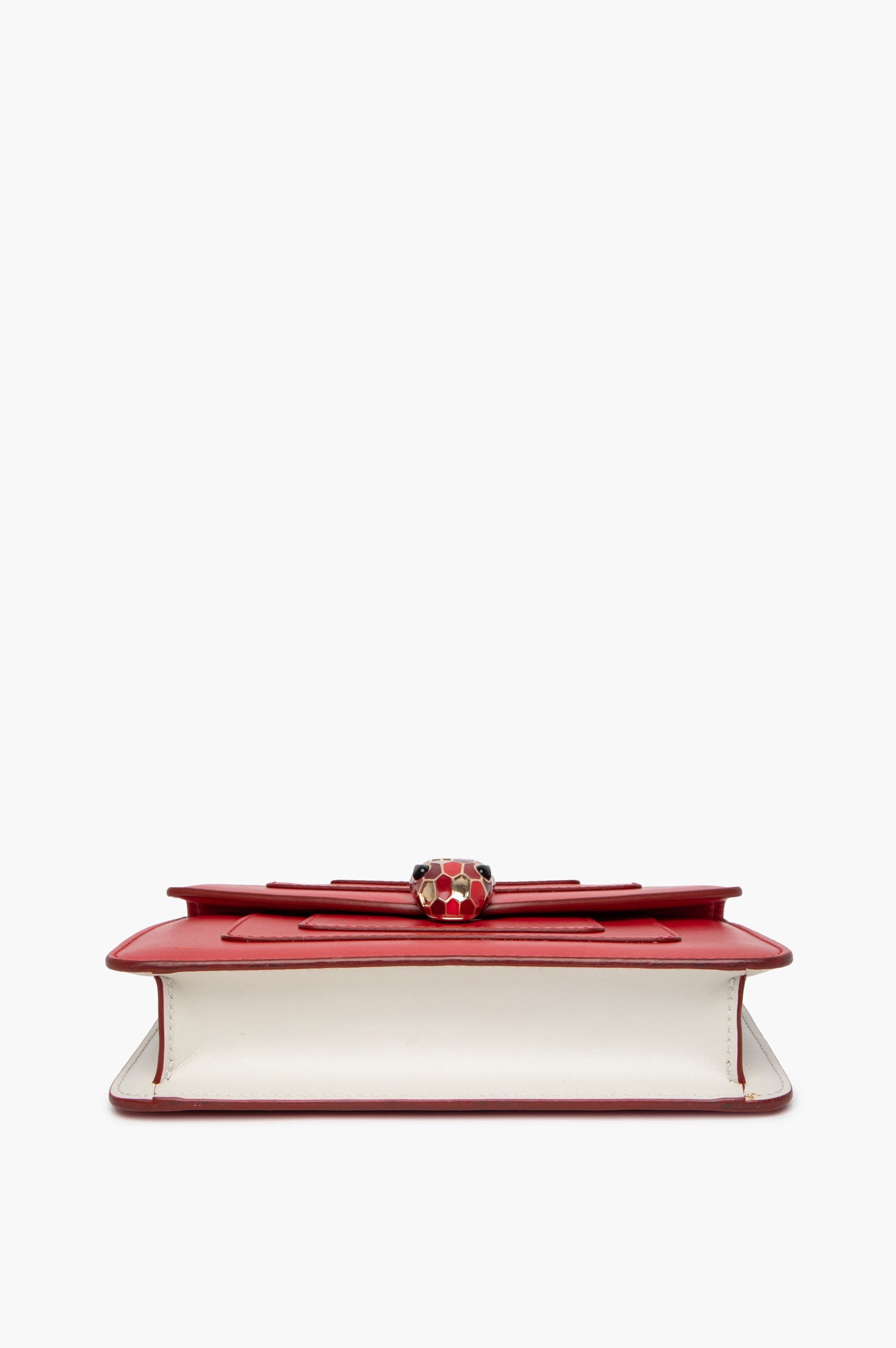 BVLGARI Serpenti Forever Red Calf Leather Small Crossbody Bag