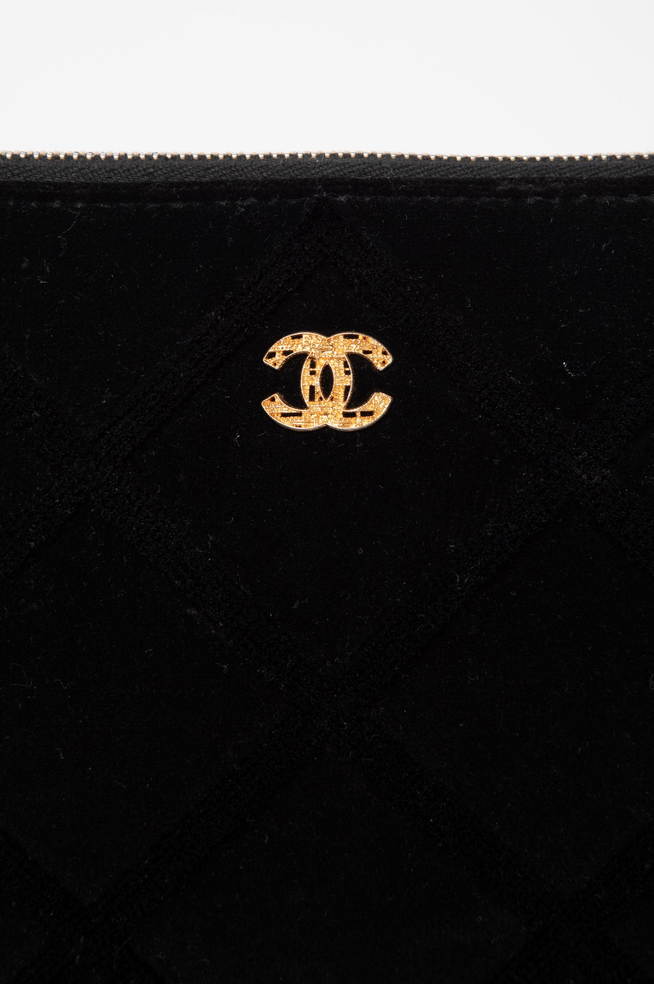 Chanel 2019 Velvet Clutch Bag
