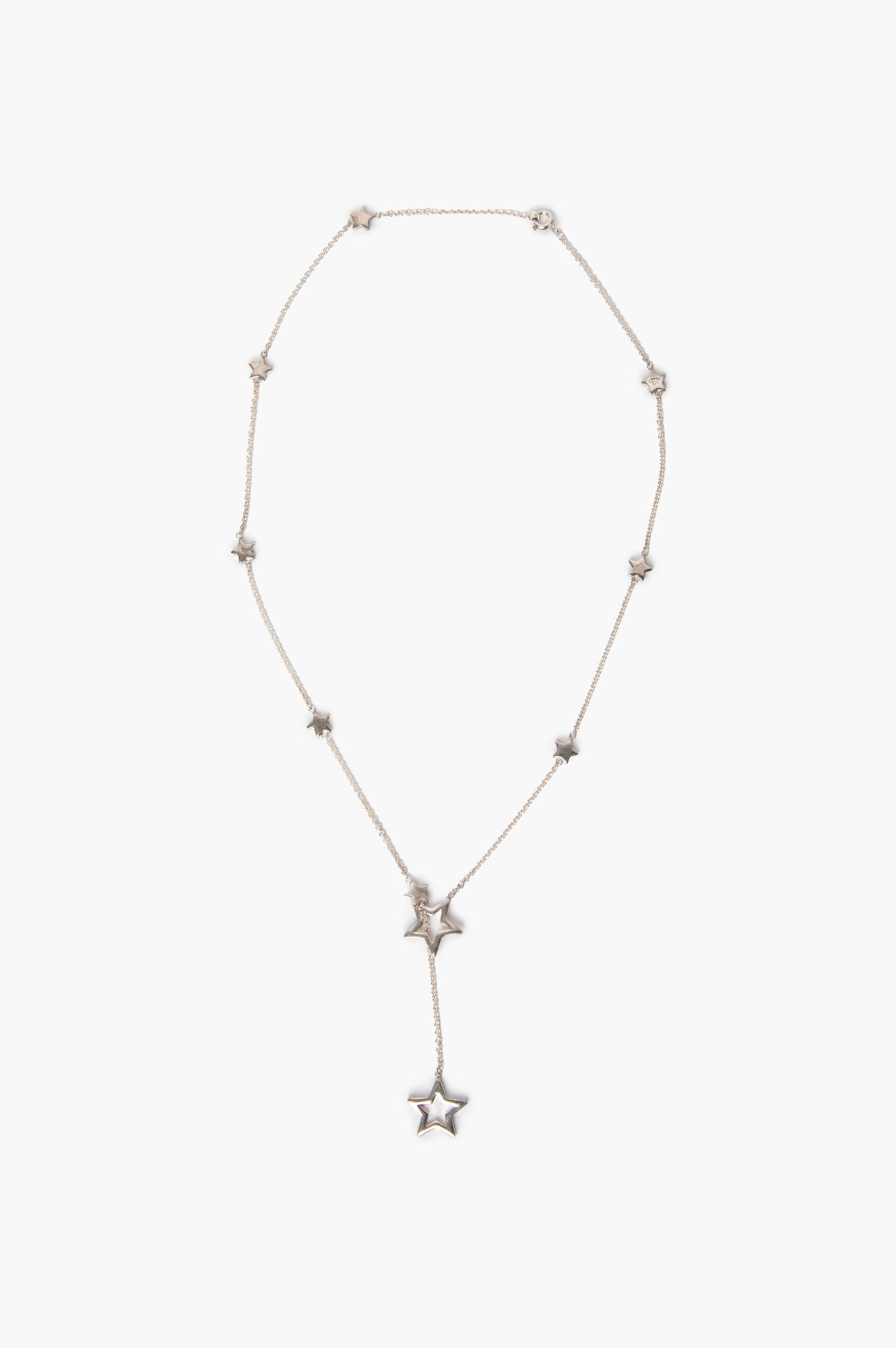 Tiffany & Co. Sterling Silver Lariat Star Necklace