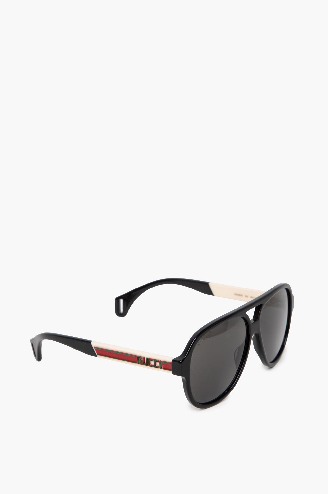 Gucci Black Aviator Sunglasses