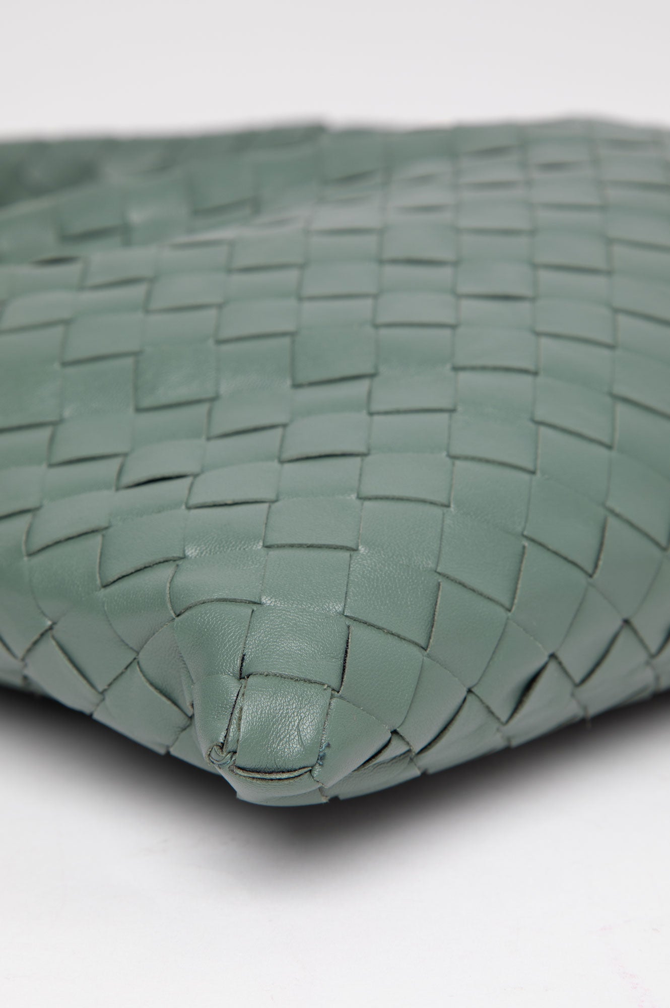 Bottega Veneta Intrecciato Small Hop Aloe Bag