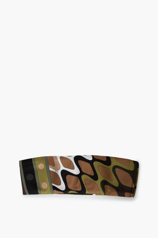 Pucci Vivara-print silk bandeau top