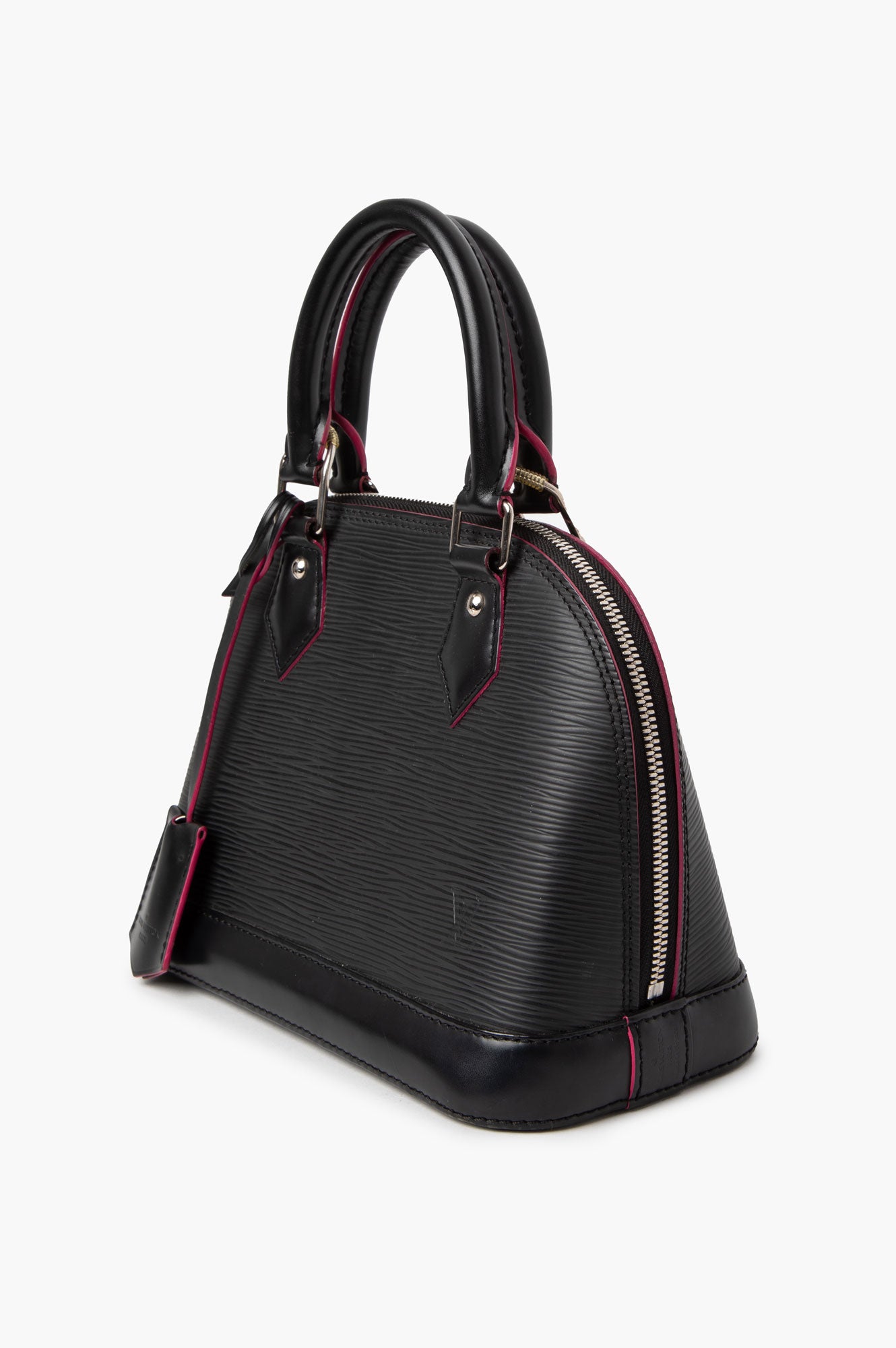 Louis Vuitton Black/Pink Lining Epi Alma BB