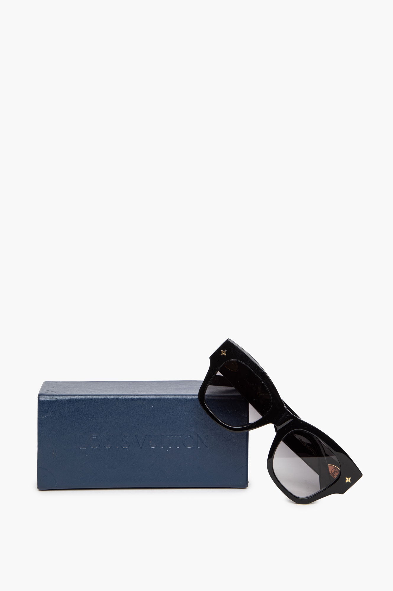 Louis Vuitton Black Square Oversized Sunglasses Z1996E