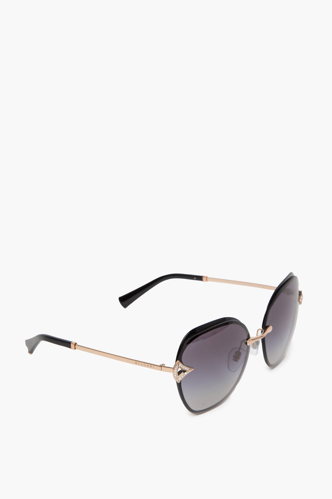 Bvlgari Divas Dream Square Metal Sunglasses