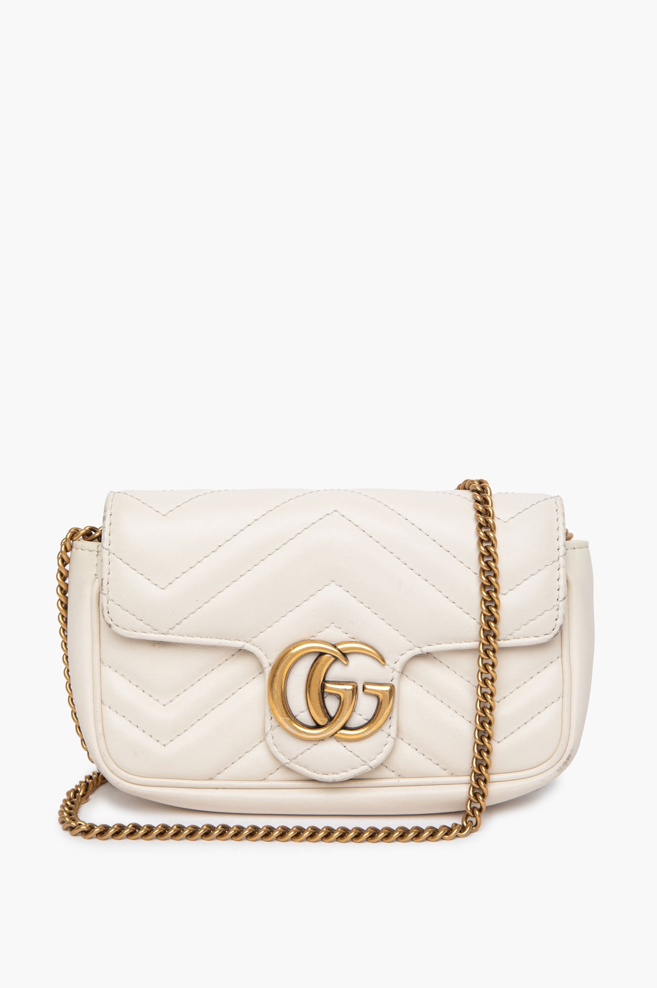 Gucci Cream Mini Marmont Bag
