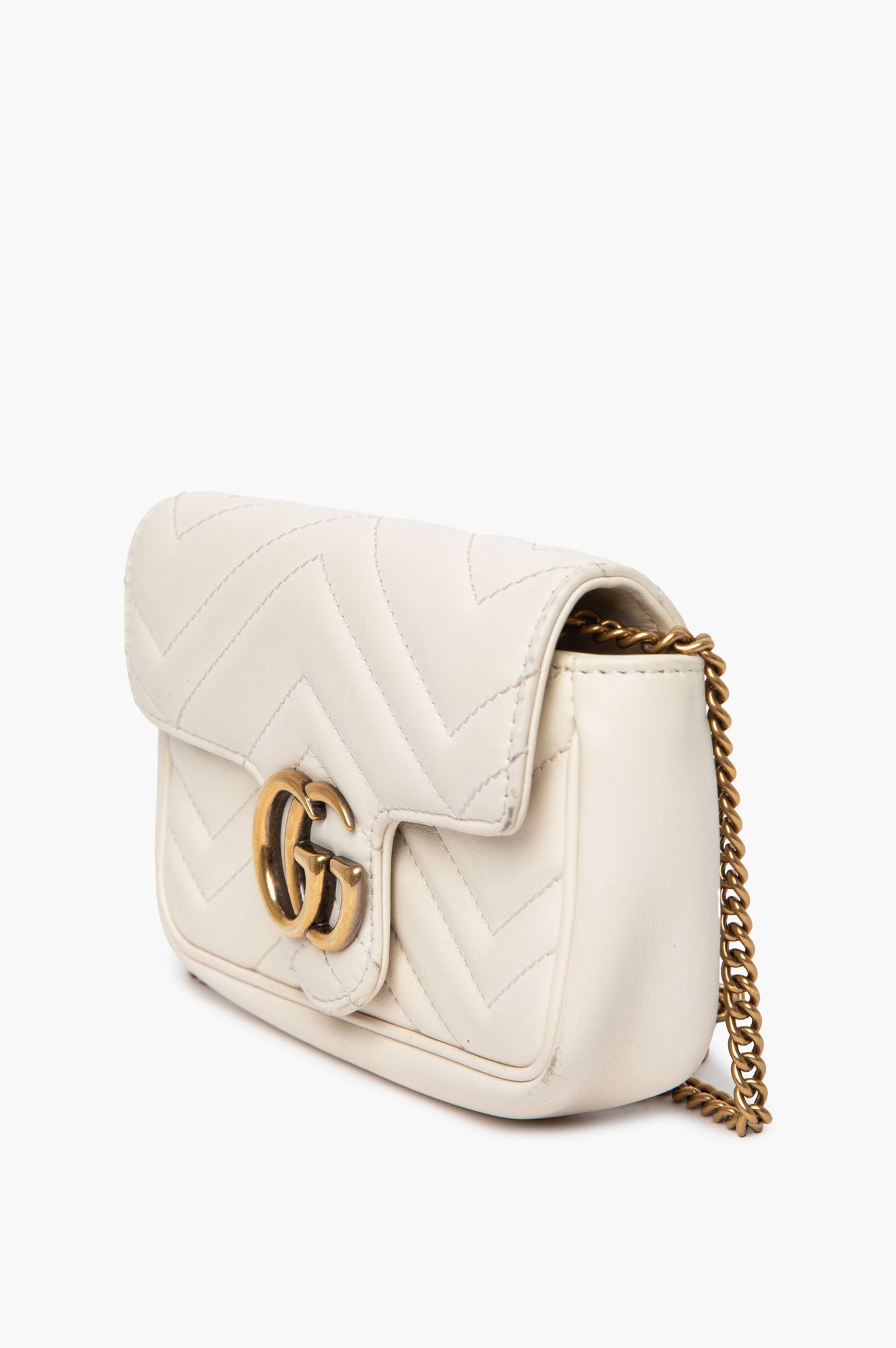 Gucci Cream Mini Marmont Bag