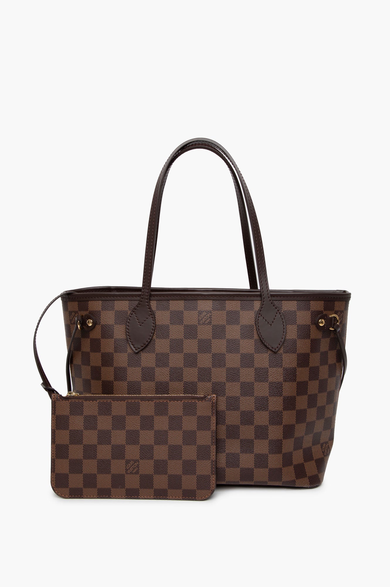 Louis Vuitton Damier Ebene Neverfull PM With Pouch