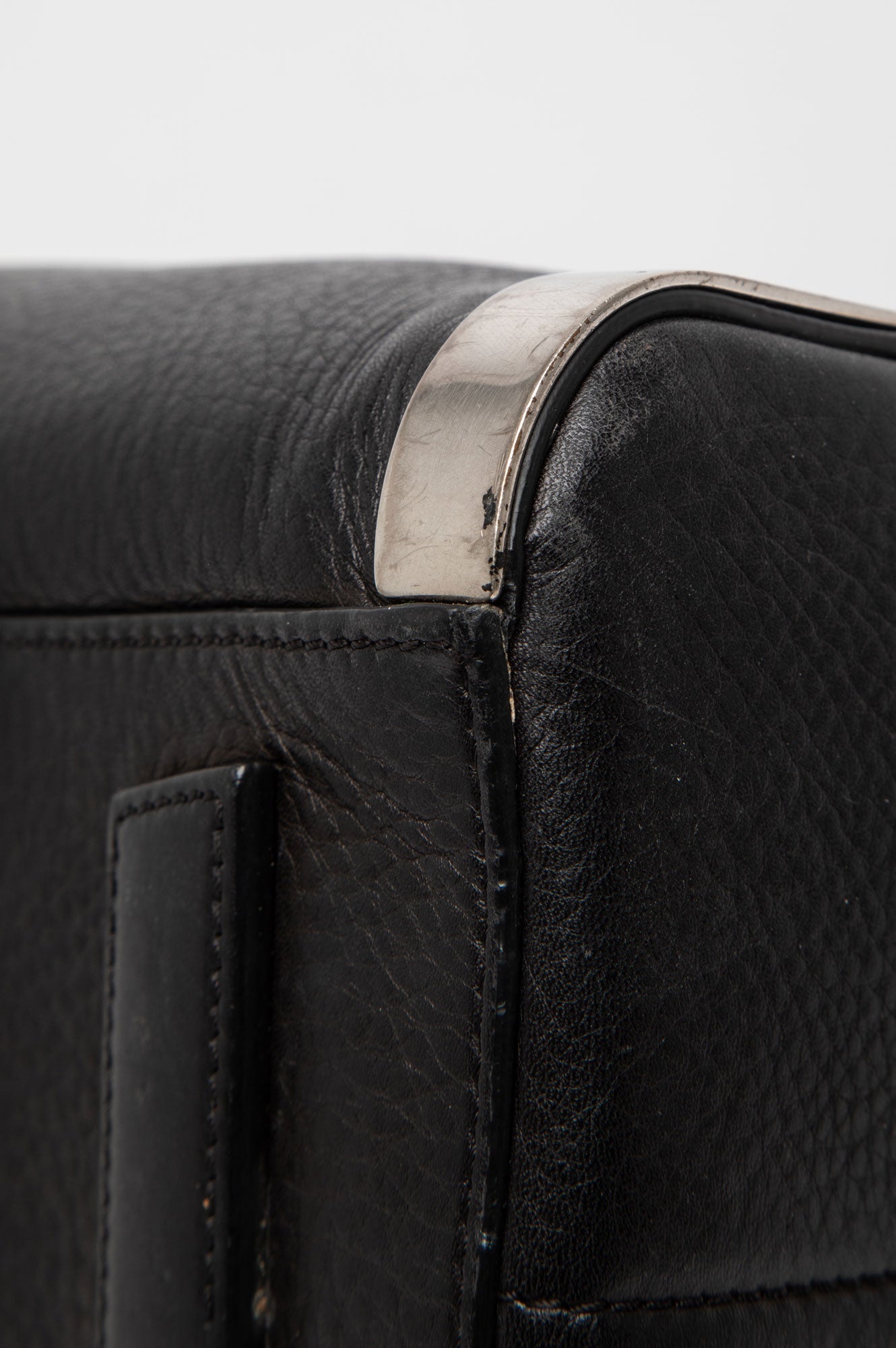 Givenchy Medium Black Grained Leather Antigona Bag