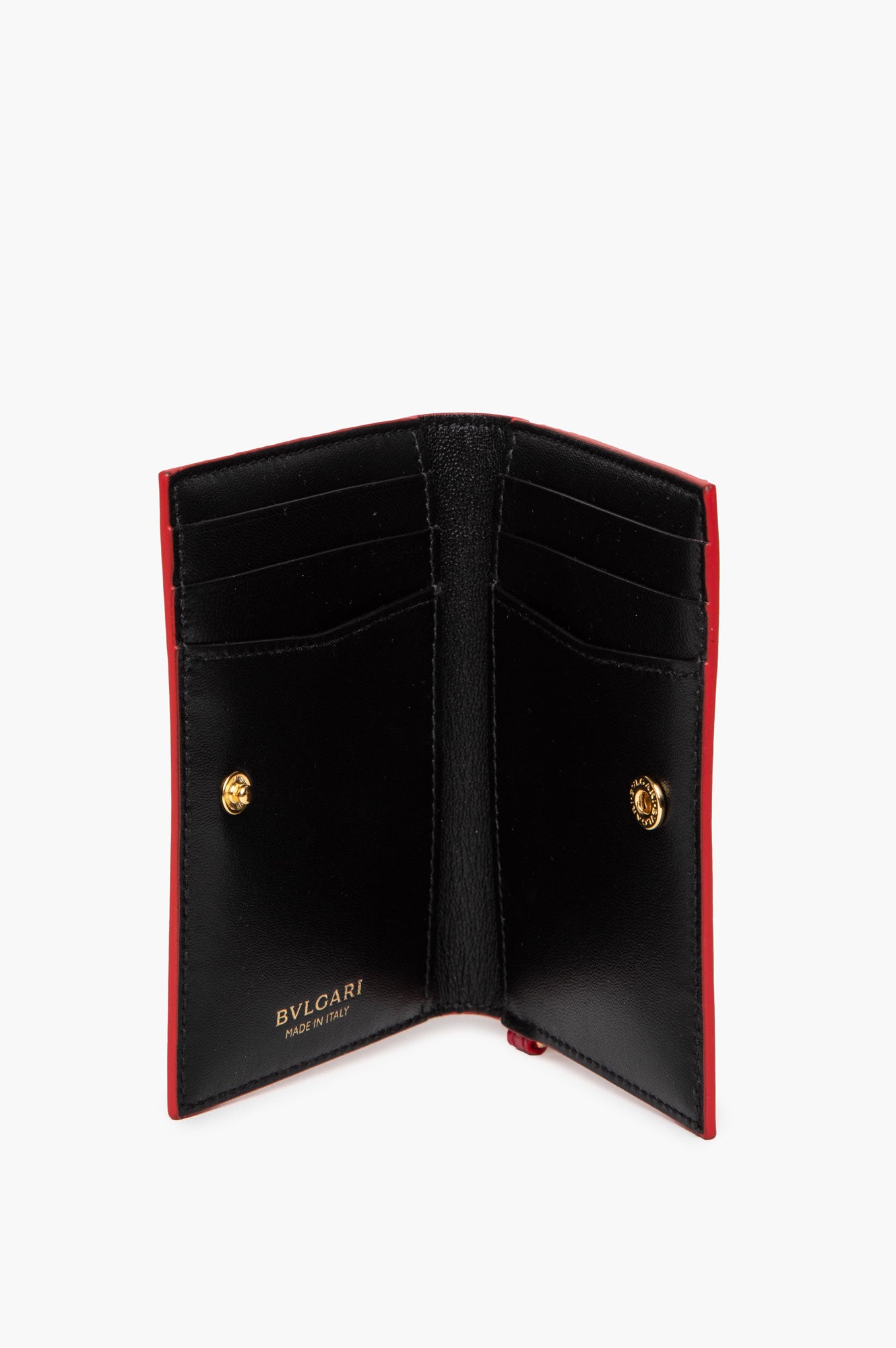 Bvlgari Pink Patent Serpenti Forever Bi-fold Wallet