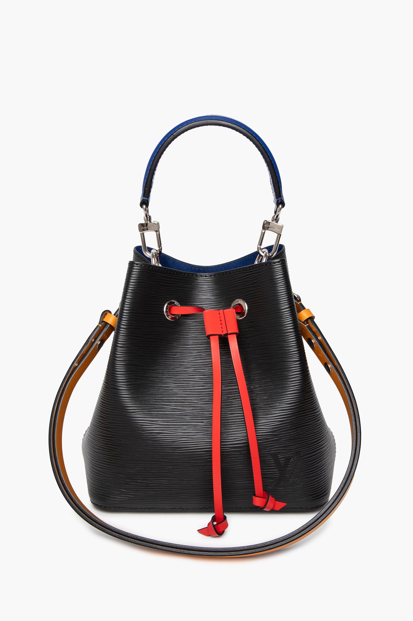 Louis Vuitton Black/Safran Epi NeoNoe BB Bucket Bag