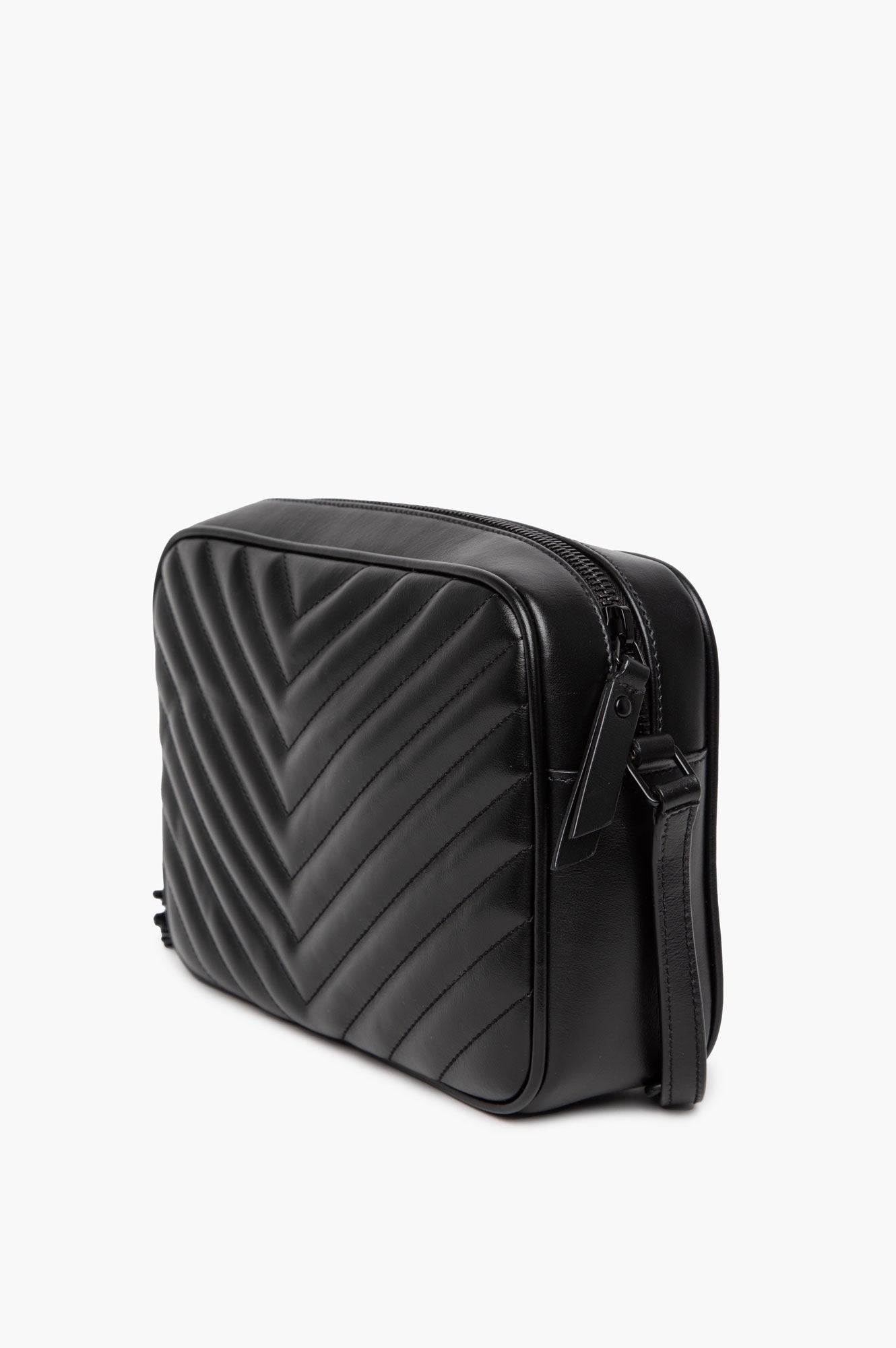 Saint Laurent Black Lou Camera Crossbody Bag