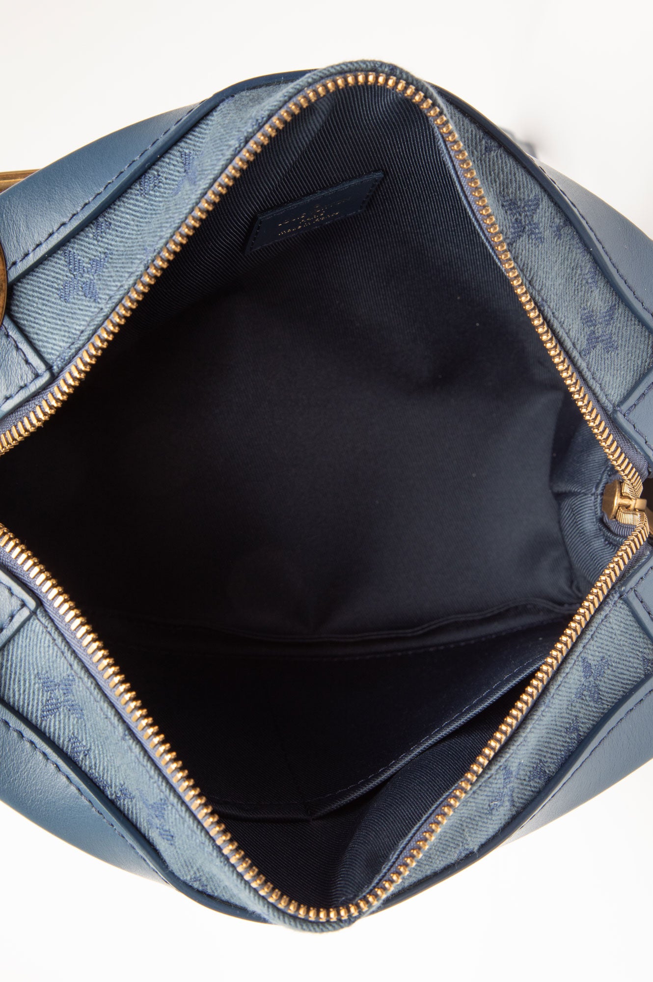 Louis Vuitton Blue Monogram Denim Soft Trunk