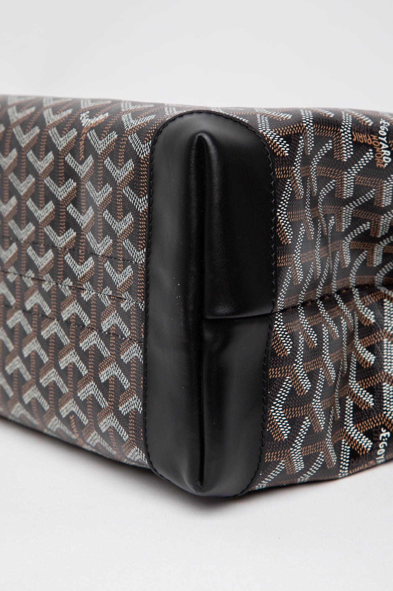 Goyard Black Goyardine Bellechasse PM Tote