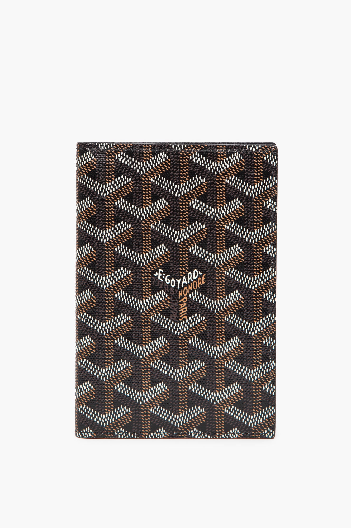Goyard Black St Pierre Passport Holder