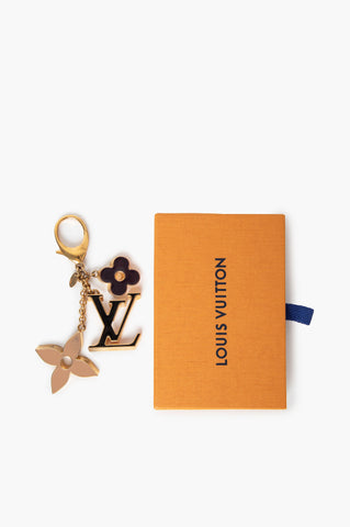Louis Vuitton Gold Enamel Bag Charm