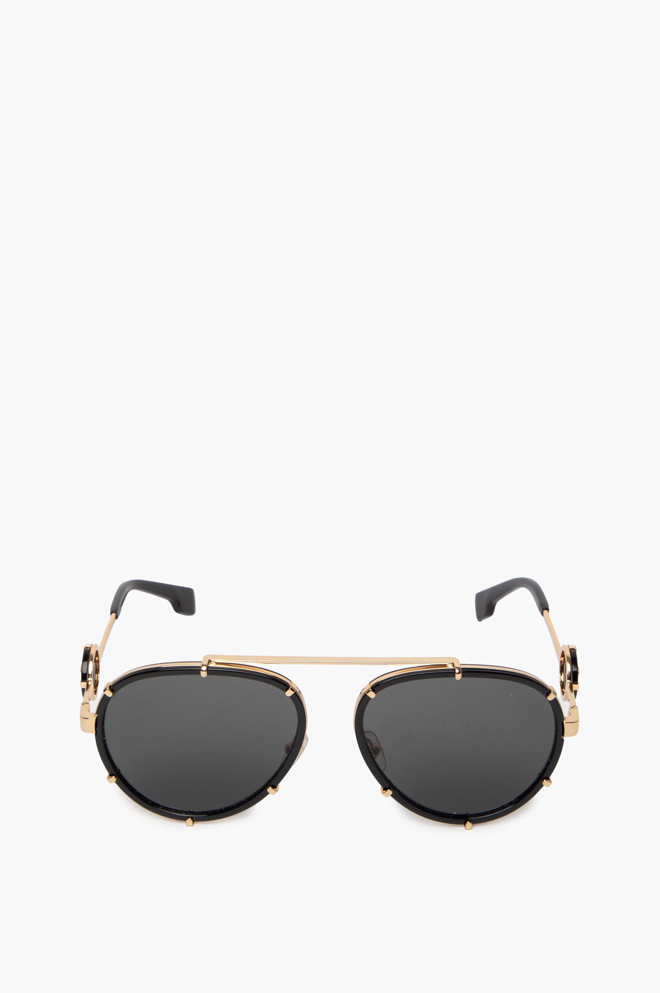 Versace VE2232 Black/Grey Pilot Sunglasses Mens