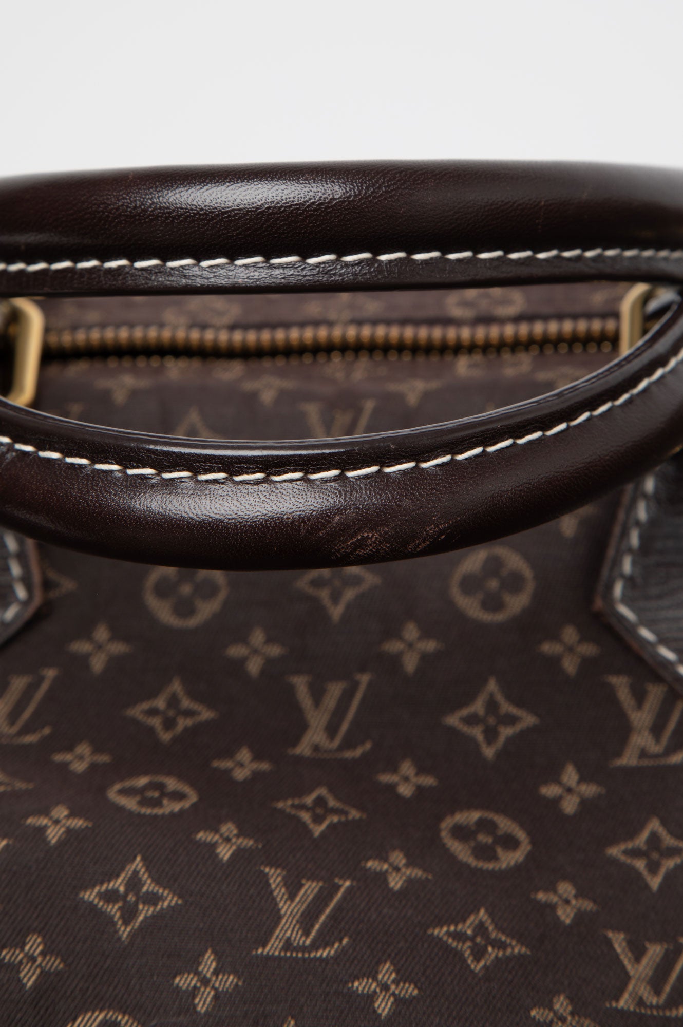 Louis Vuitton Dark Brown Canvas Speedy 30 with Strap