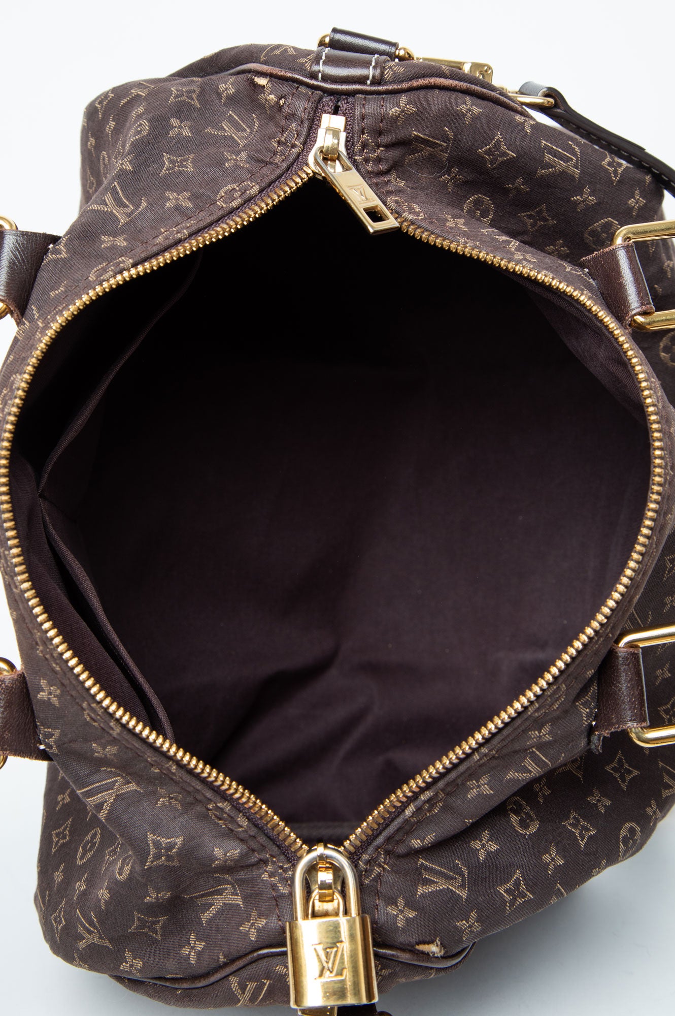 Louis Vuitton Dark Brown Canvas Speedy 30 with Strap
